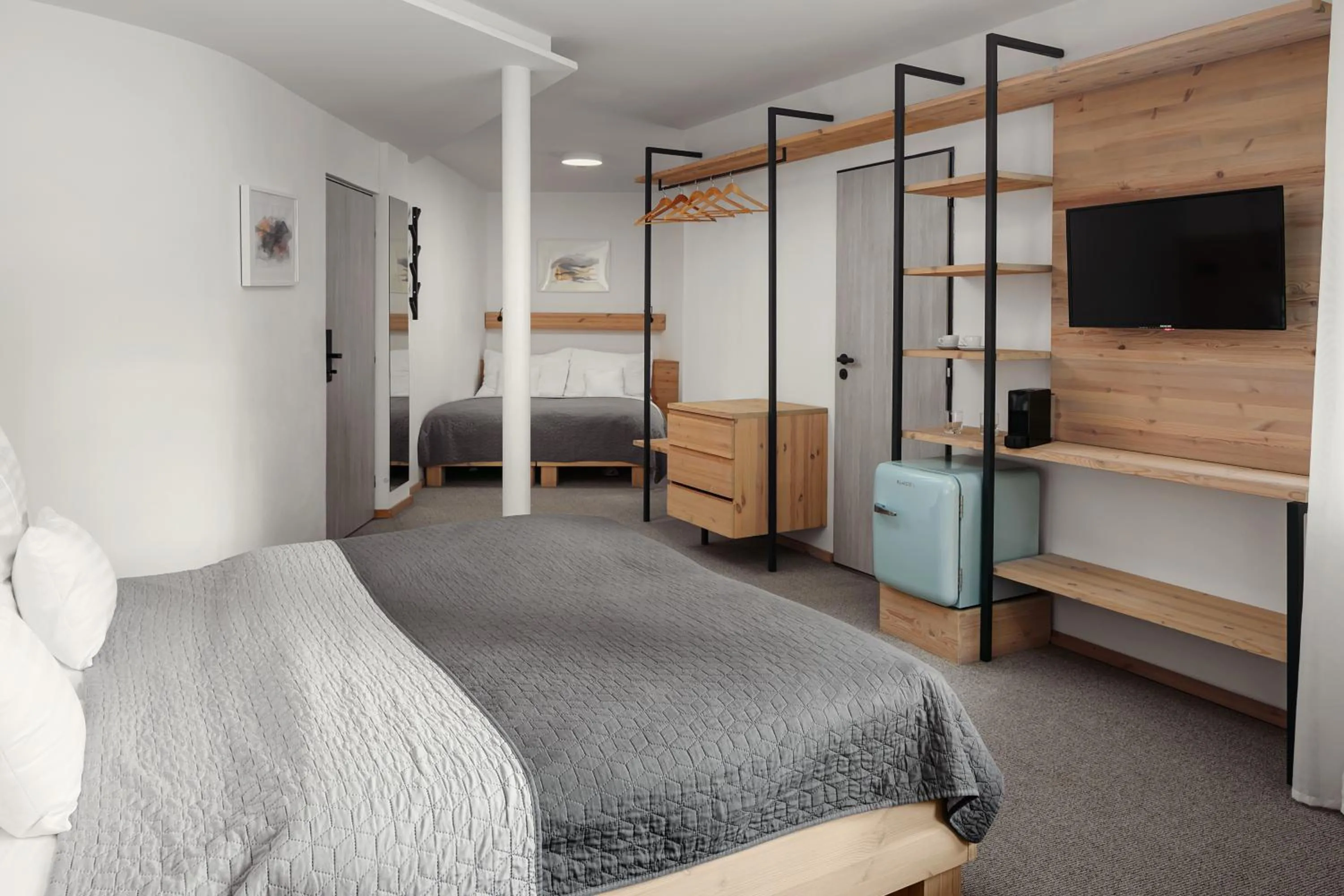 Bed in Ski & Spa hotel BELLEVUE