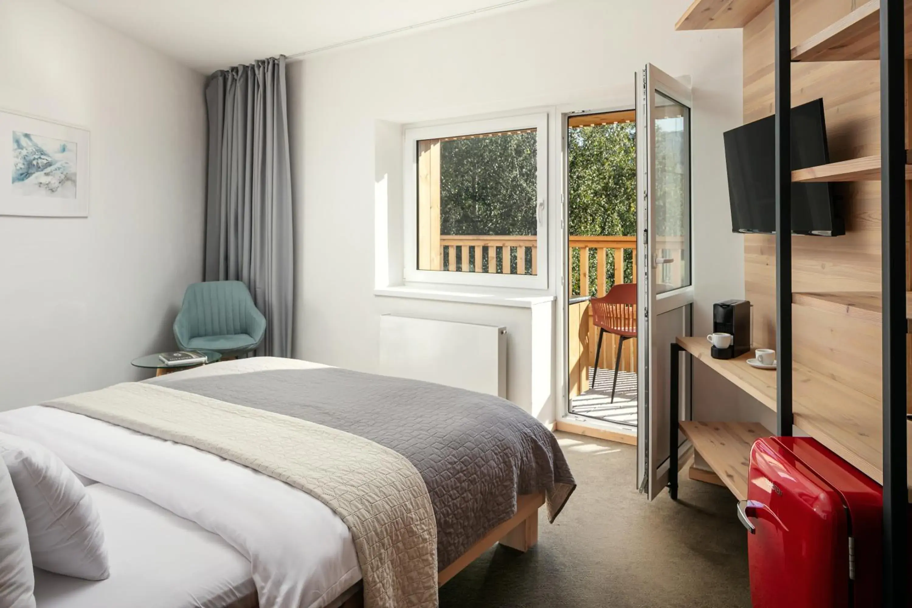 Double Room with Balcony in Ski & Spa hotel BELLEVUE Double Room with Balcony in Ski & Spa hotel BELLEVUE