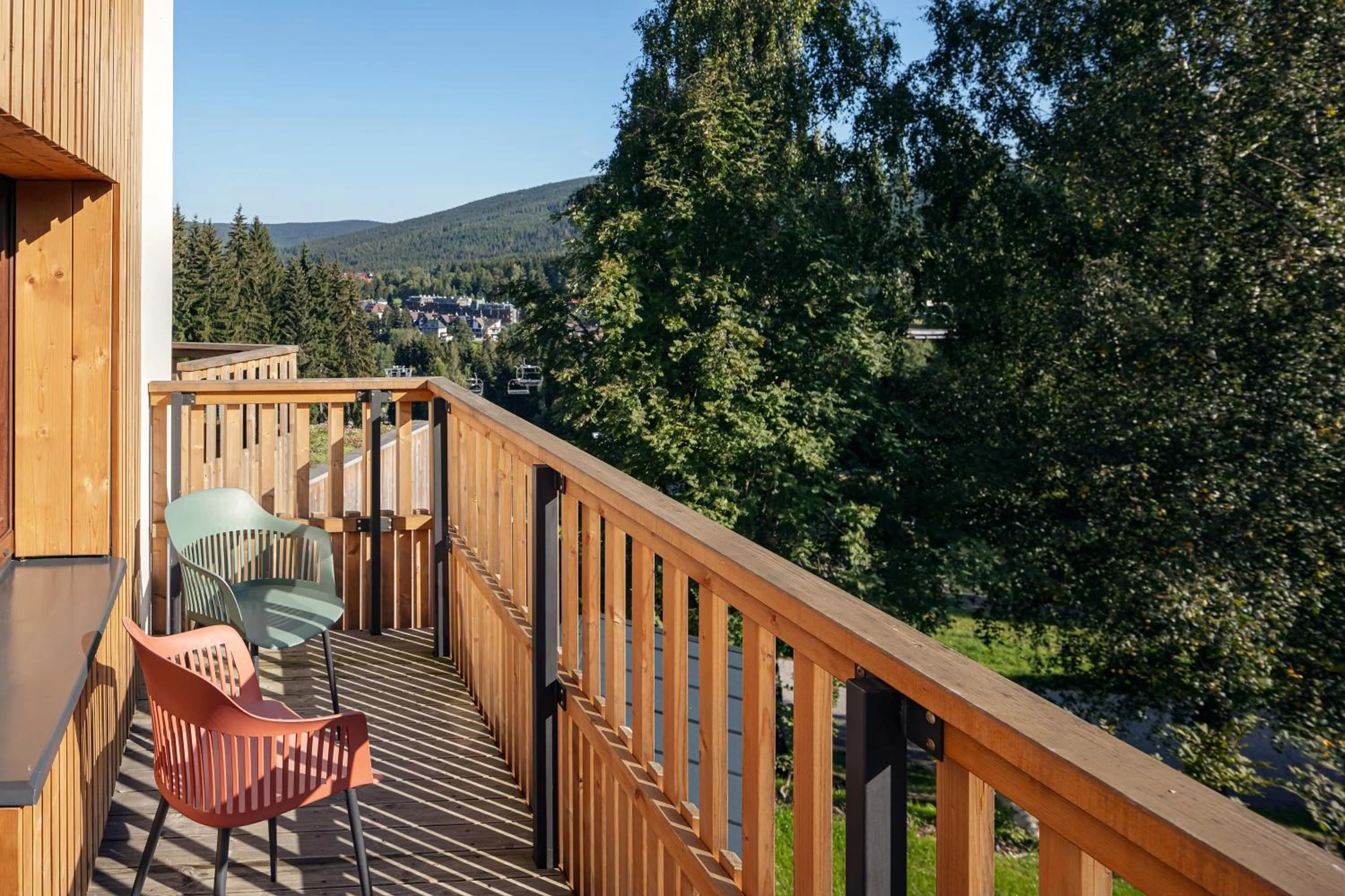 Balcony/Terrace in Ski & Spa hotel BELLEVUE