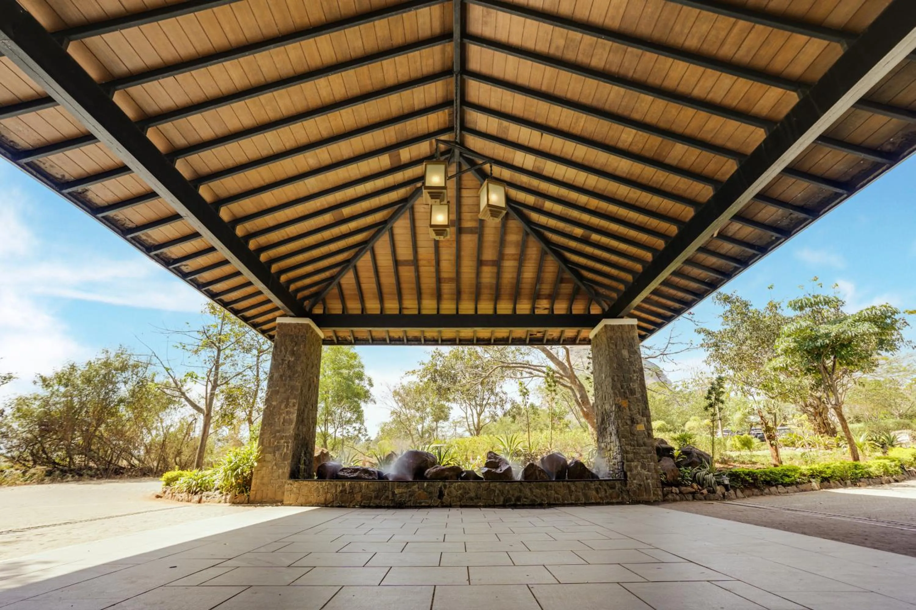 Facade/entrance in Club Mahindra Tungi, Lonavala