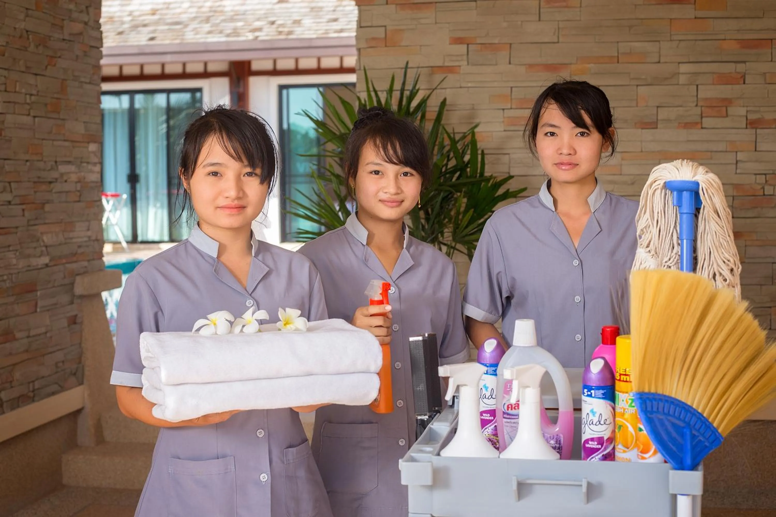 Staff in Rawai Private Villas - Pools and Garden