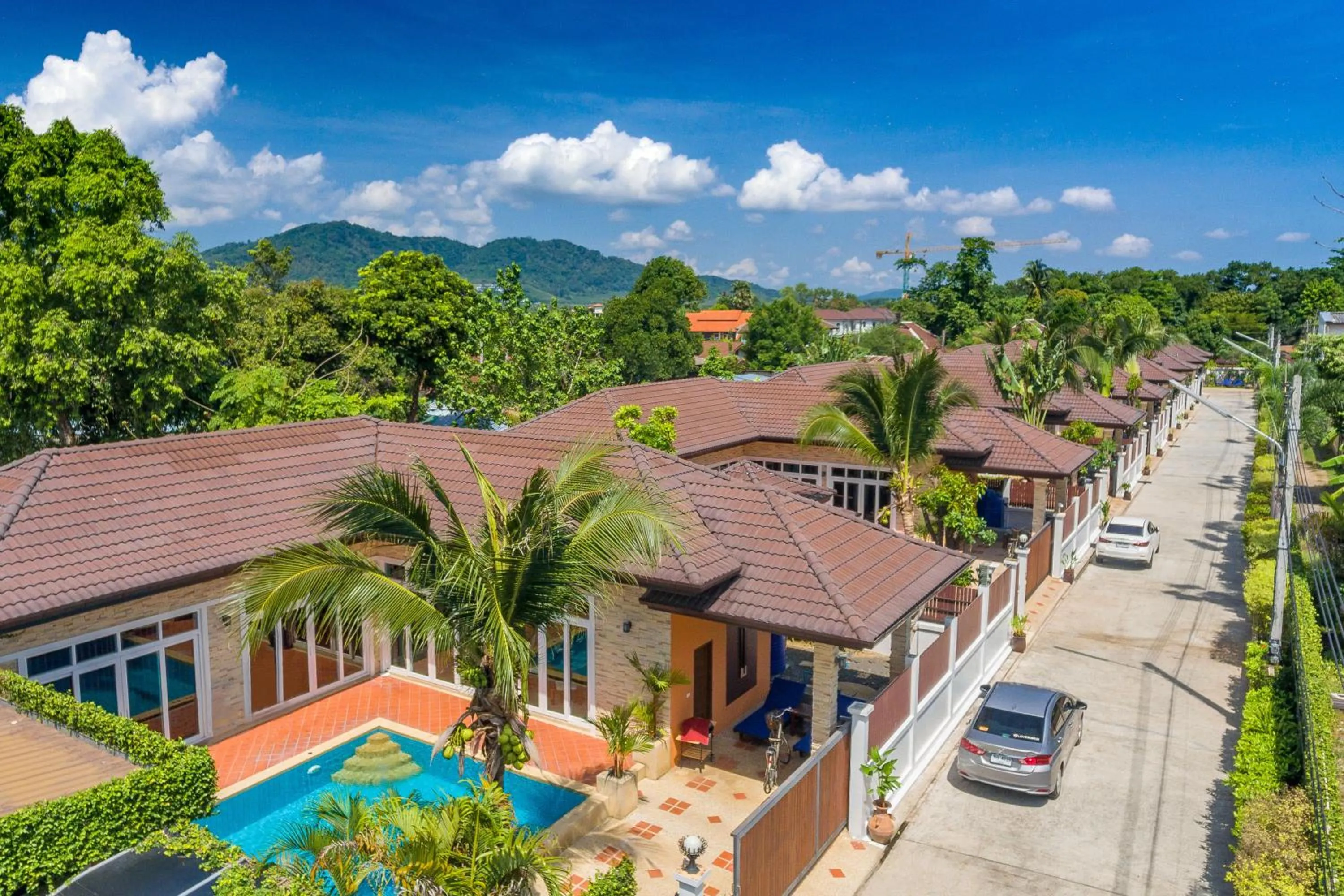 Bird's eye view in Rawai Private Villas - Pools and Garden