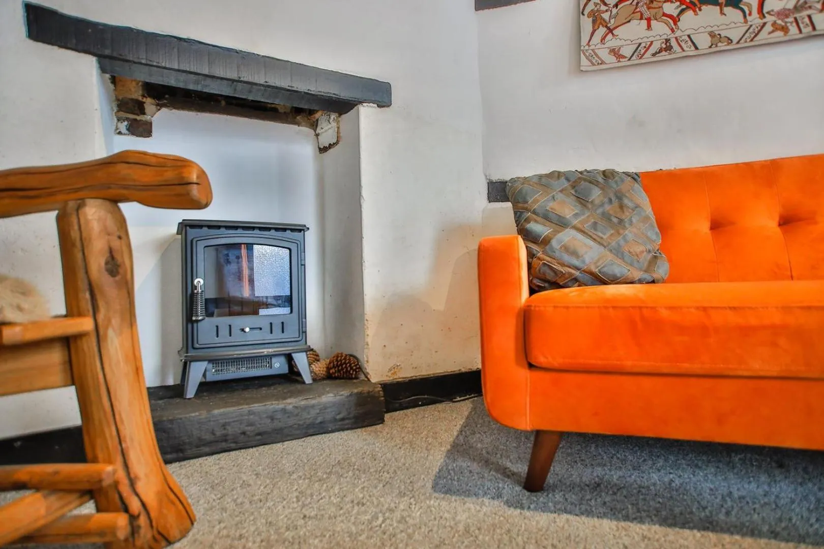 Living room in Fishermans Cottage - Hastings