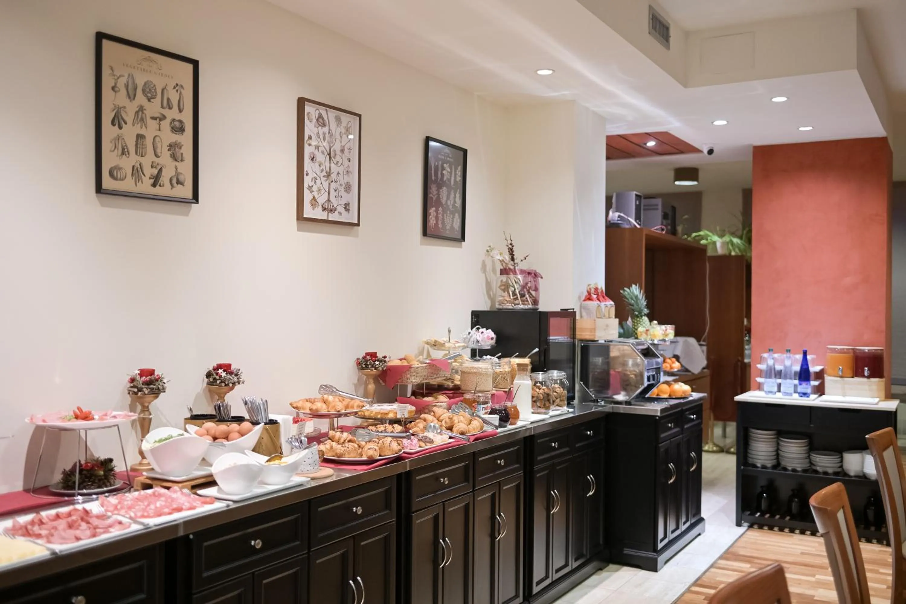 Buffet breakfast in Charme Hotel