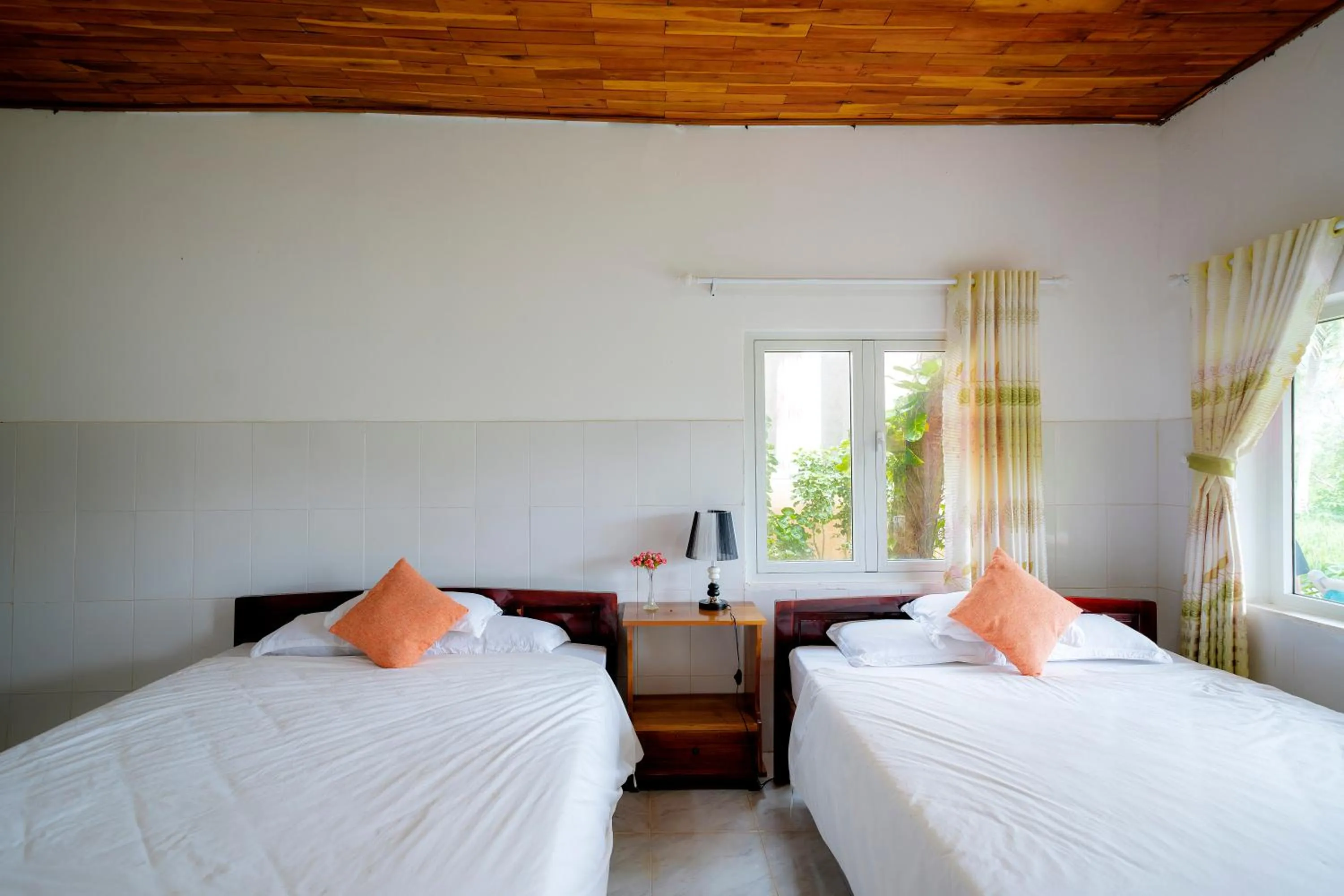 Bed in Thai Tan Tien Hotel