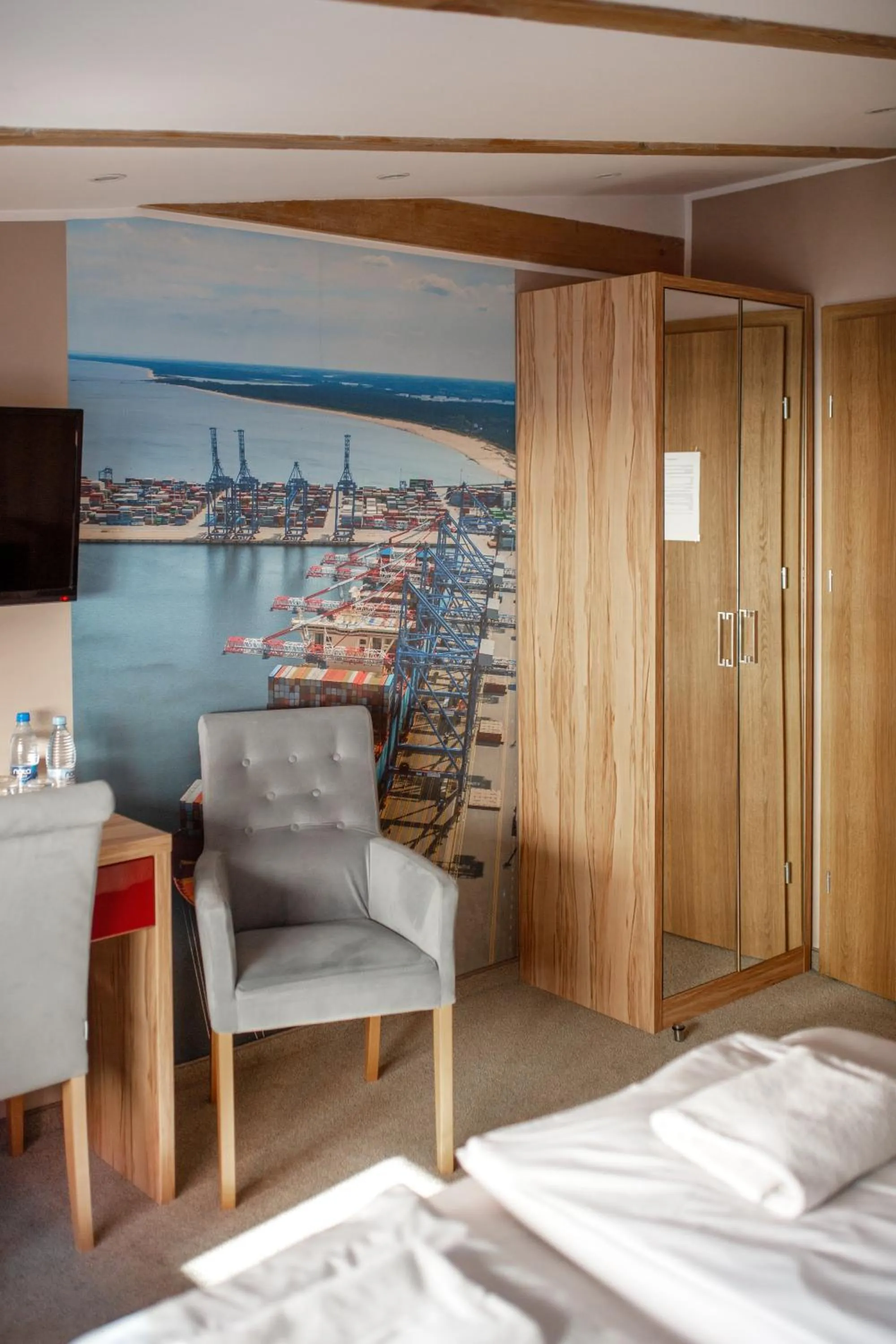 Decorative detail, Bed in Kamienica Morska Gdynia