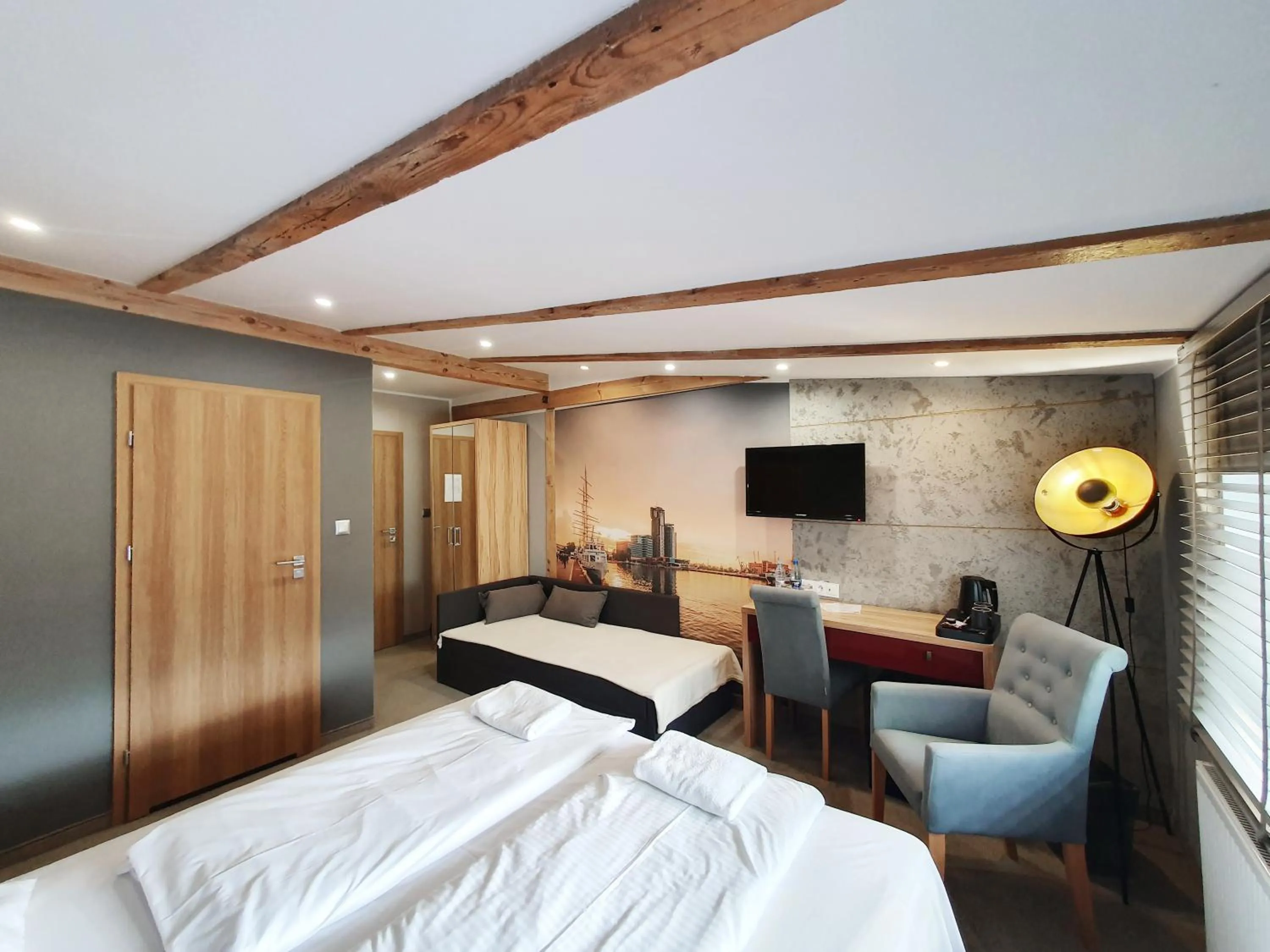 TV and multimedia, Bed in Kamienica Morska Gdynia