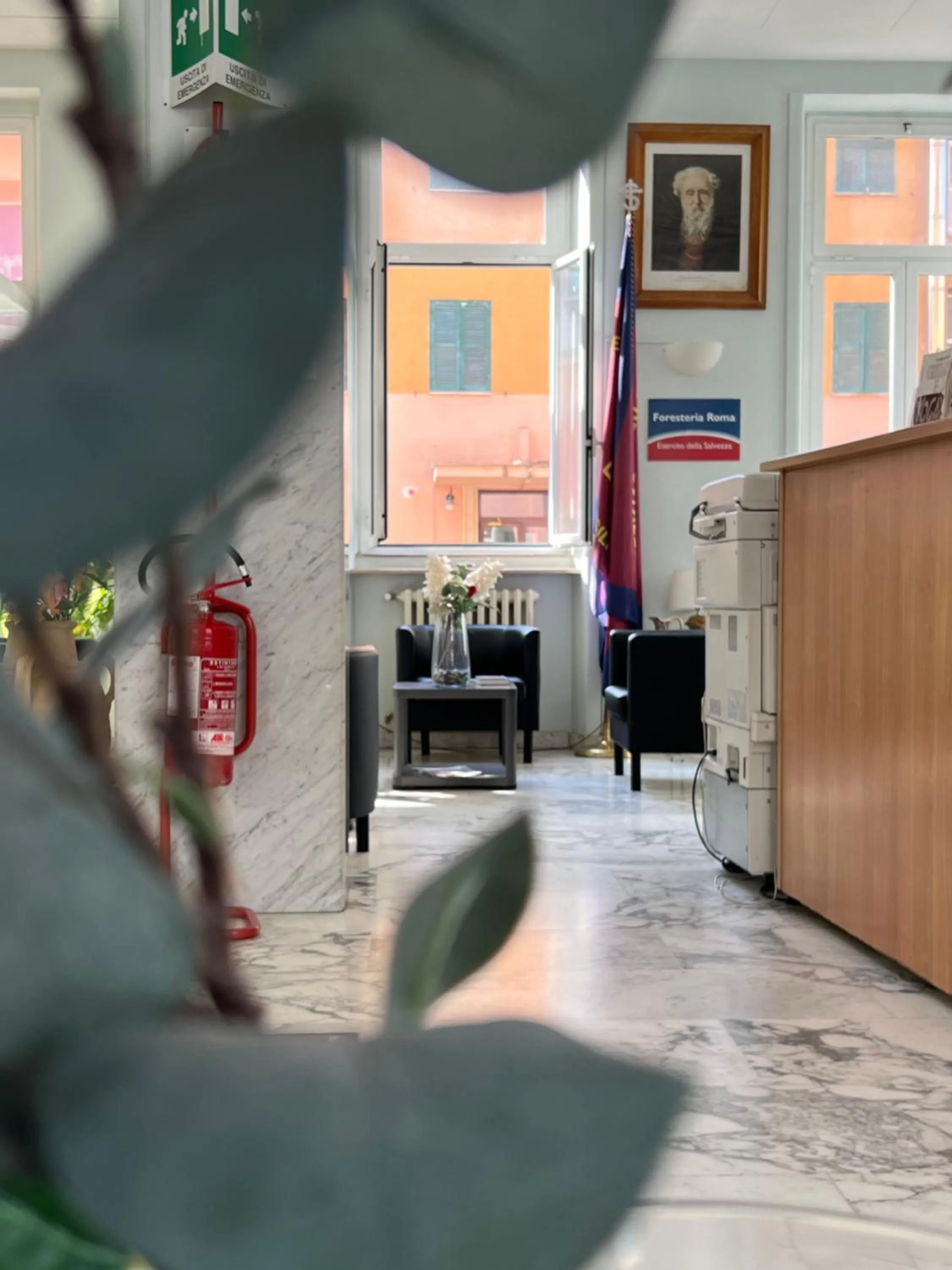 Lobby or reception in Foresteria Roma Esercito della Salvezza