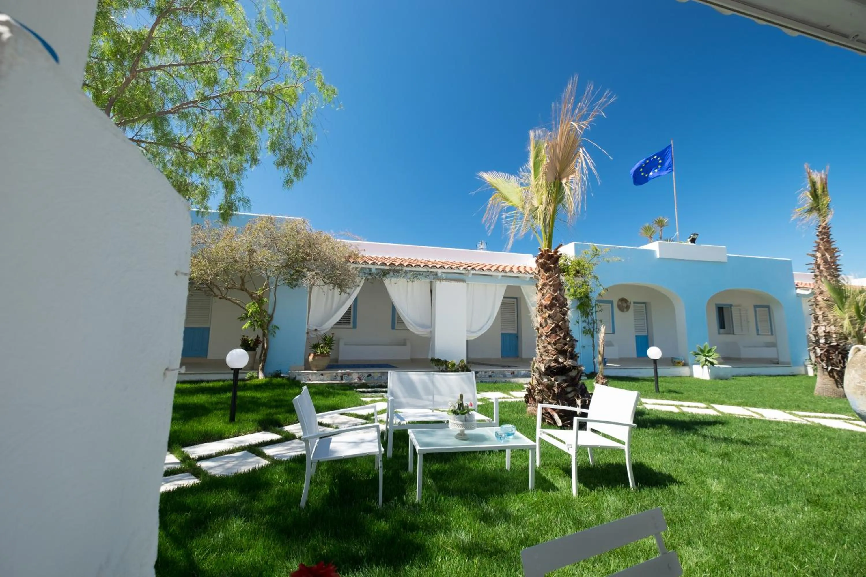 Patio in Albergo isola mia