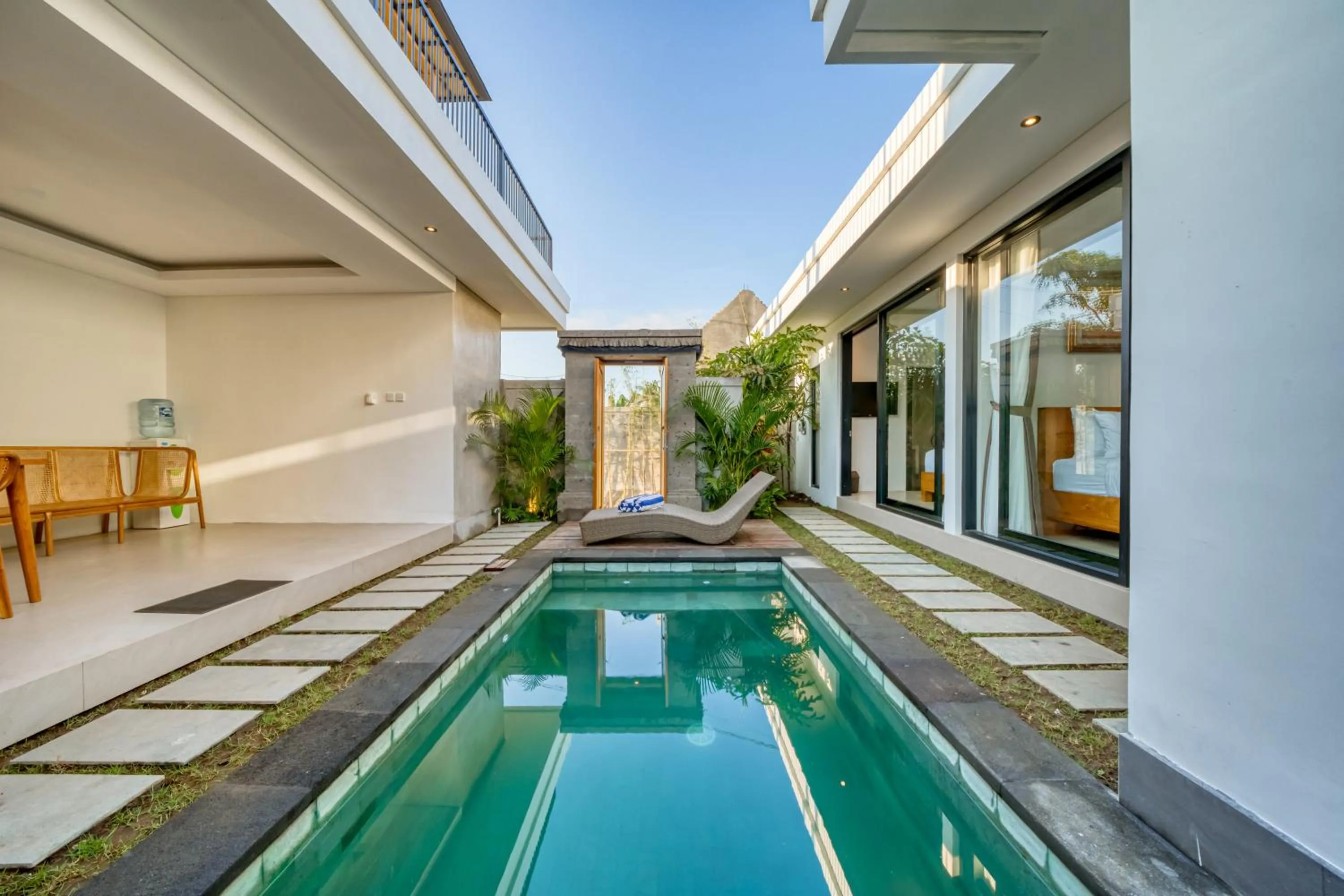 Pool view in Villa Mirah Ubud