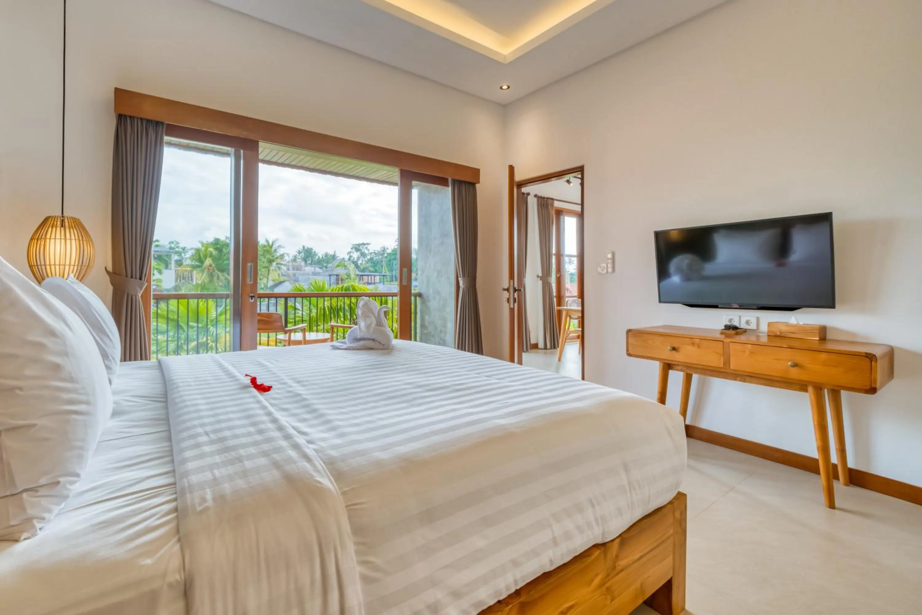 Bedroom, Bed in Villa Mirah Ubud