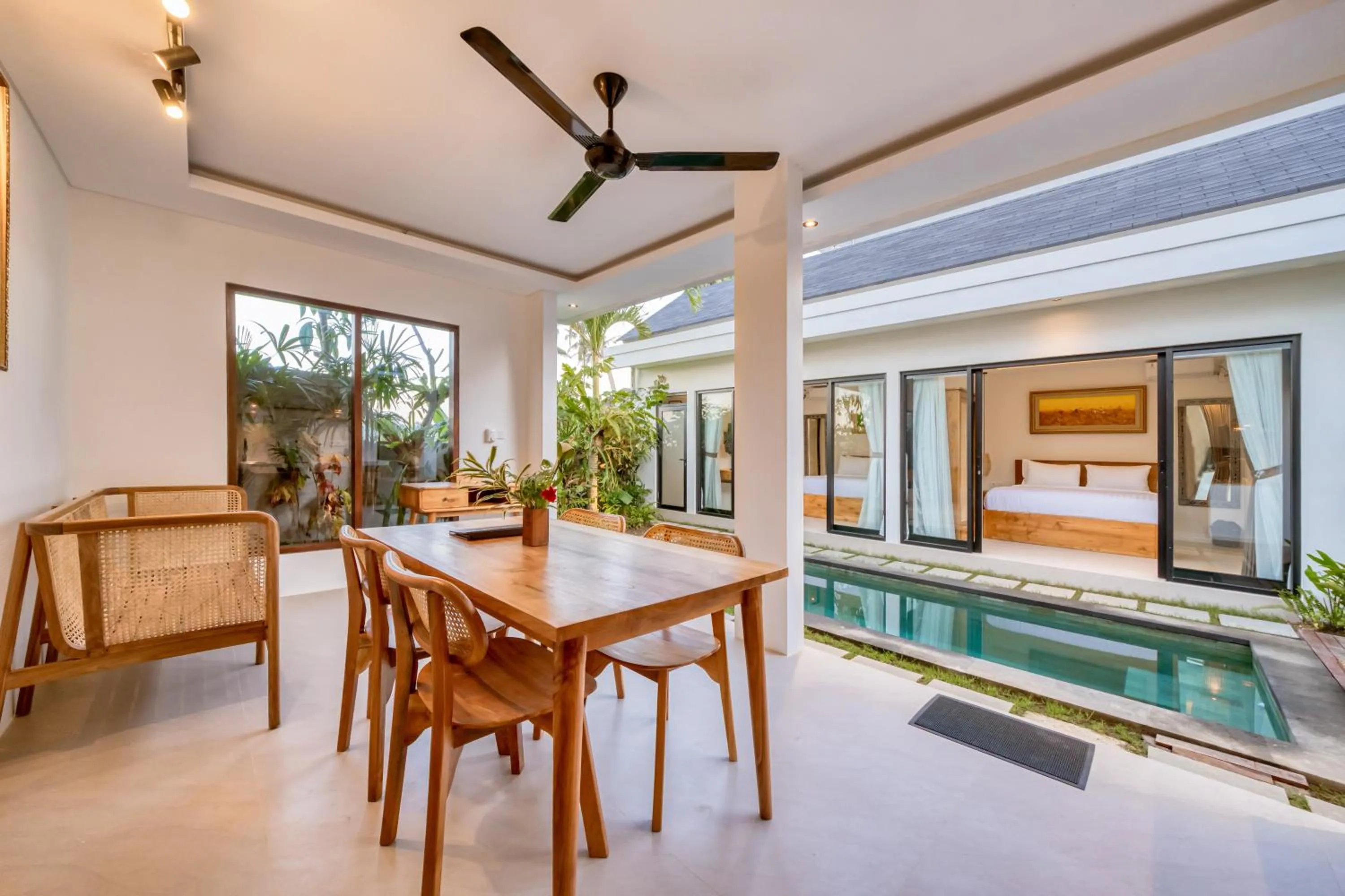 Living room in Villa Mirah Ubud