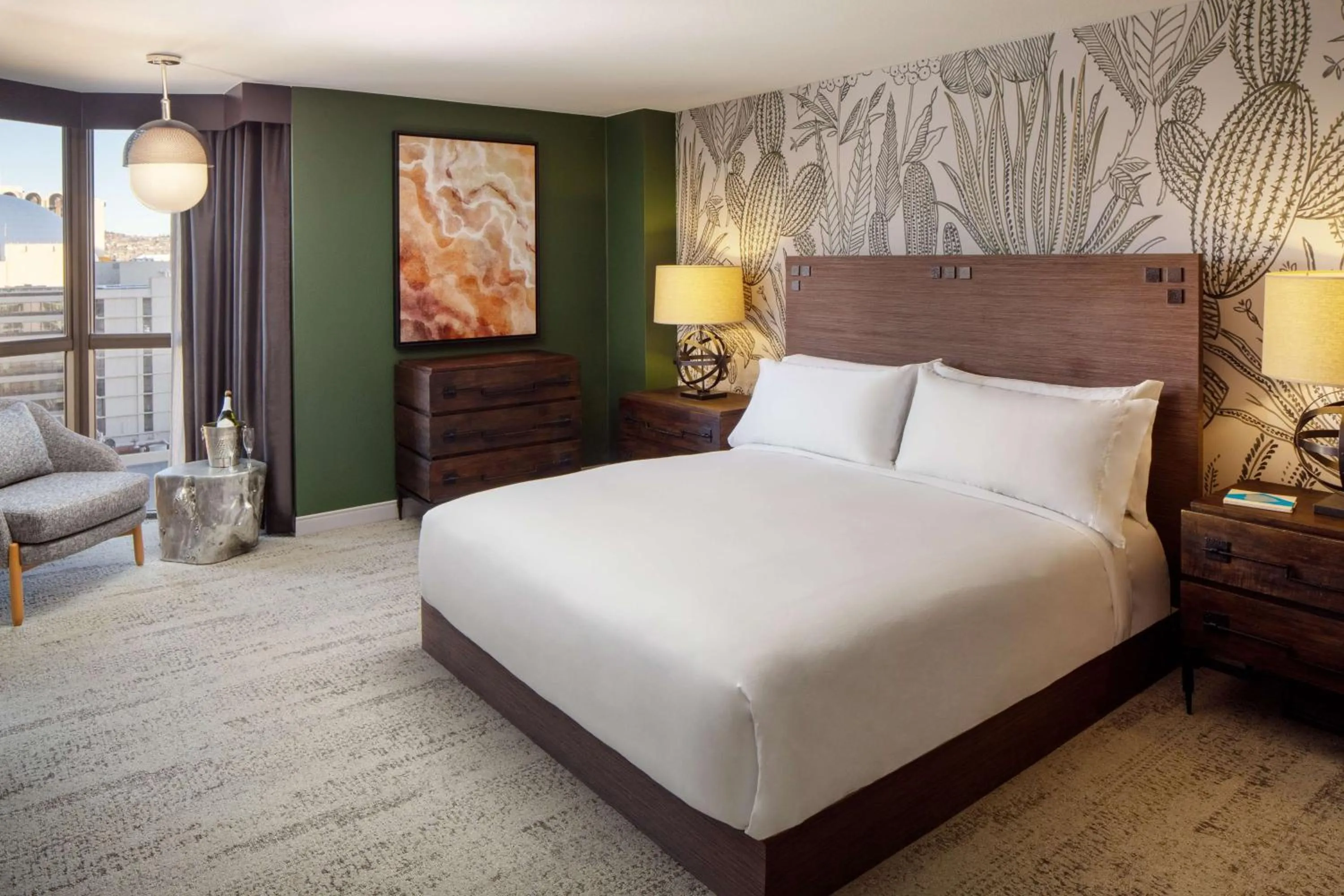 Photo of the whole room, Bed in Whitney Peak Hotel Reno, Tapestry Collection by Hilton