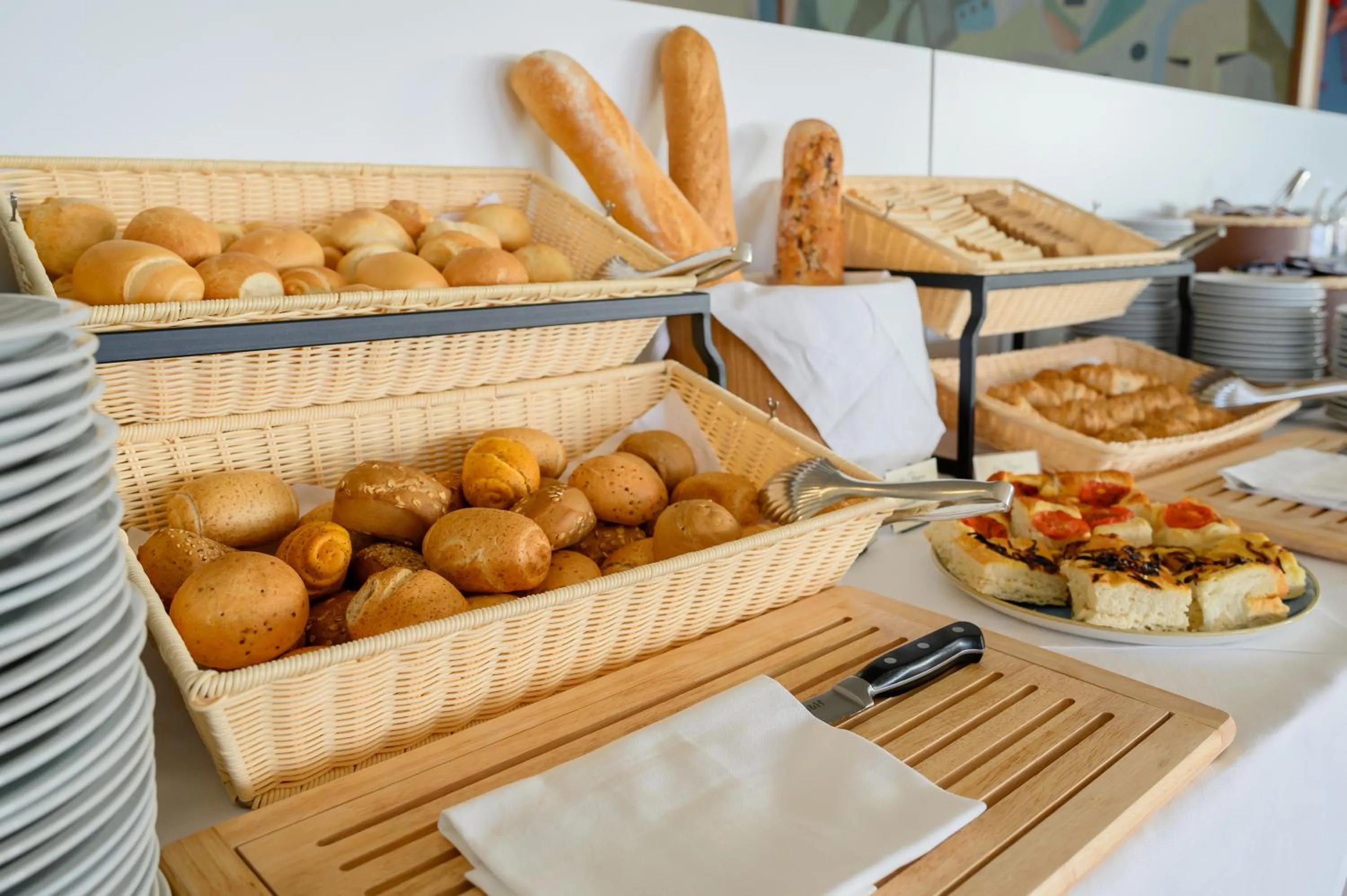 Continental breakfast in Hotel Las Vegas