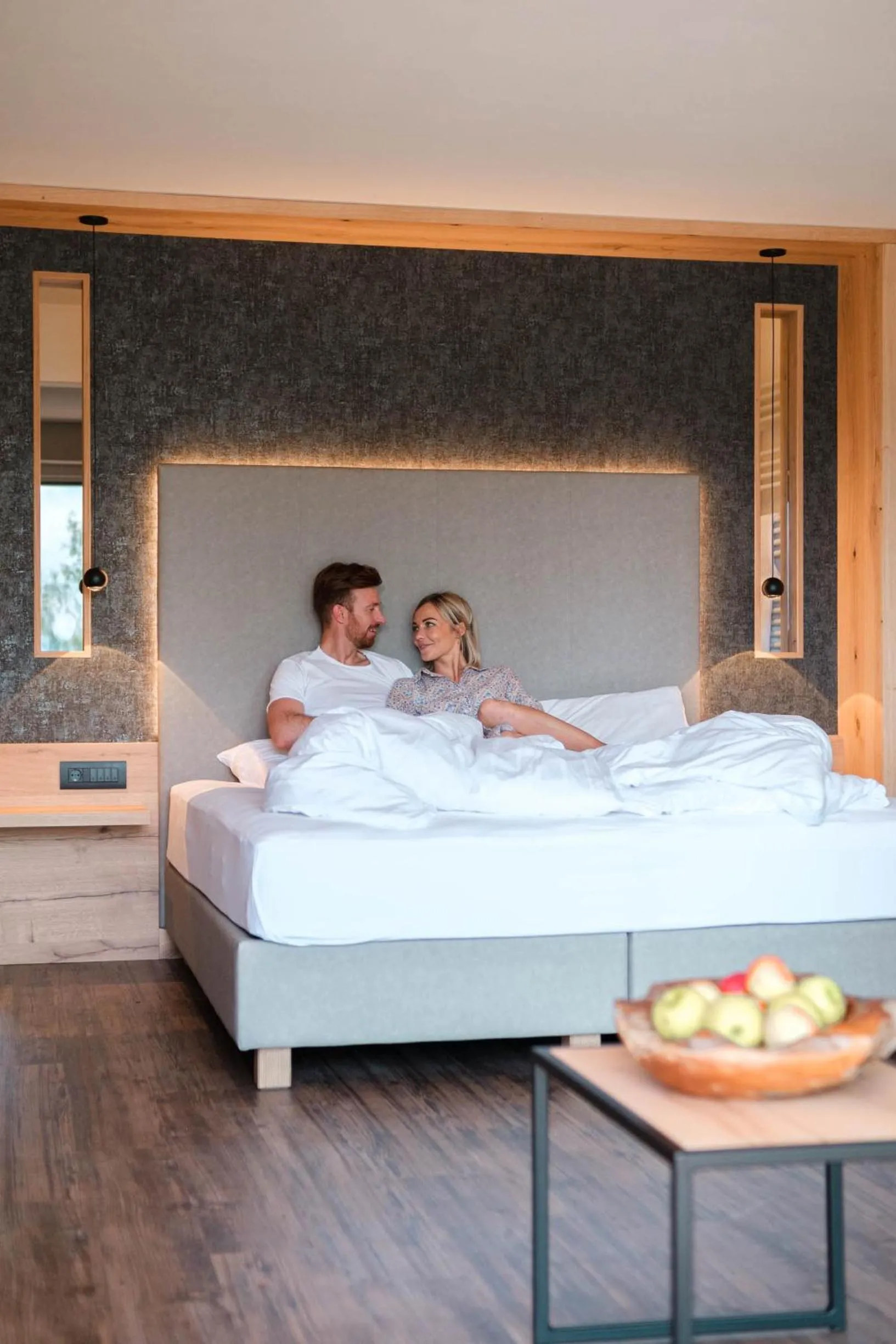 People, Bed in Hotel Salten