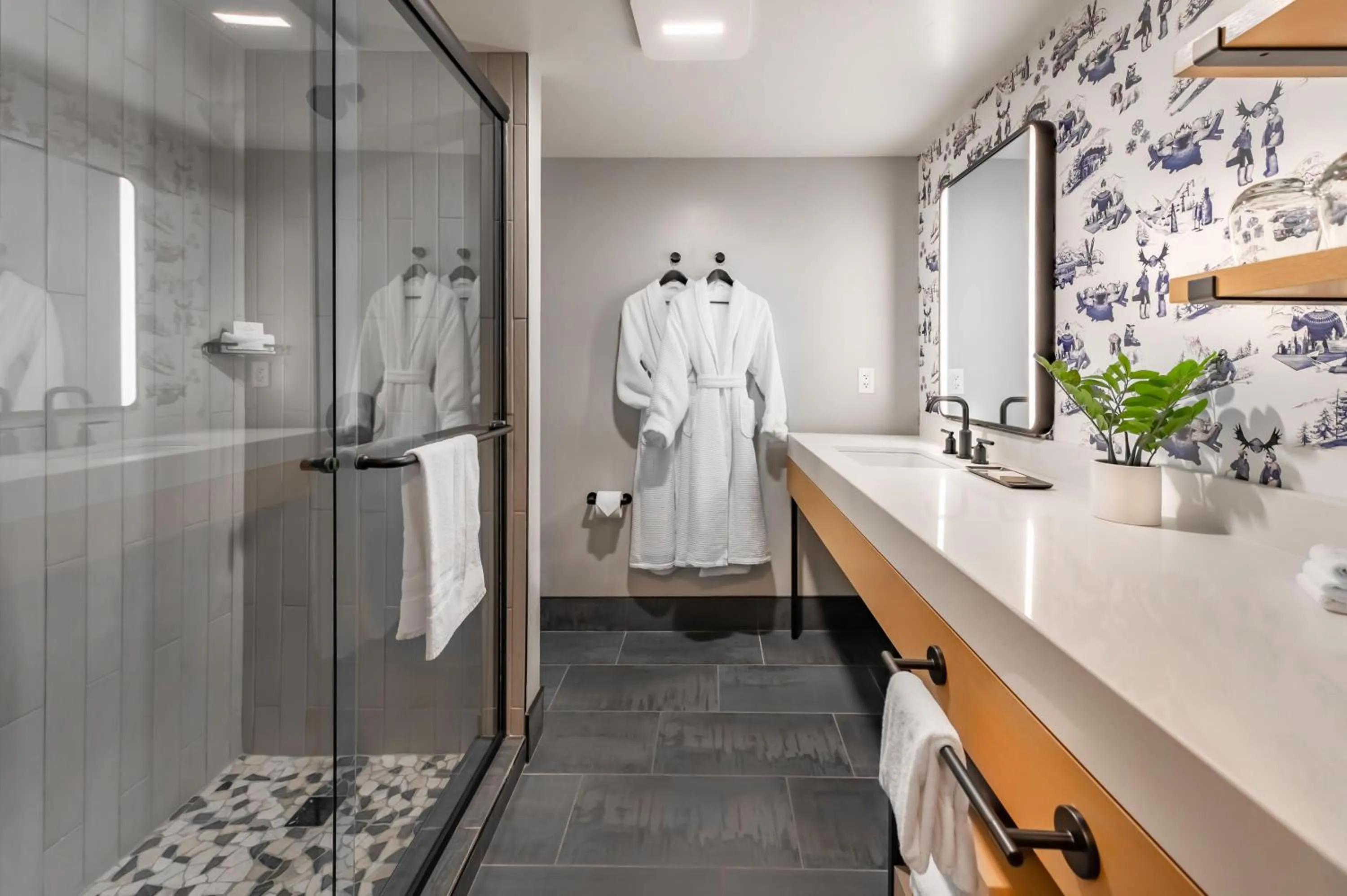 Shower in The Incline Lodge