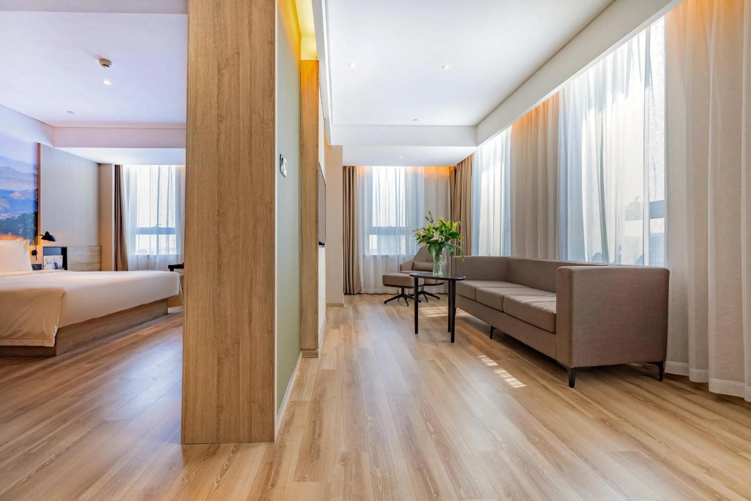 Bed in Atour Hotel Weifang Railway Station Youth Road