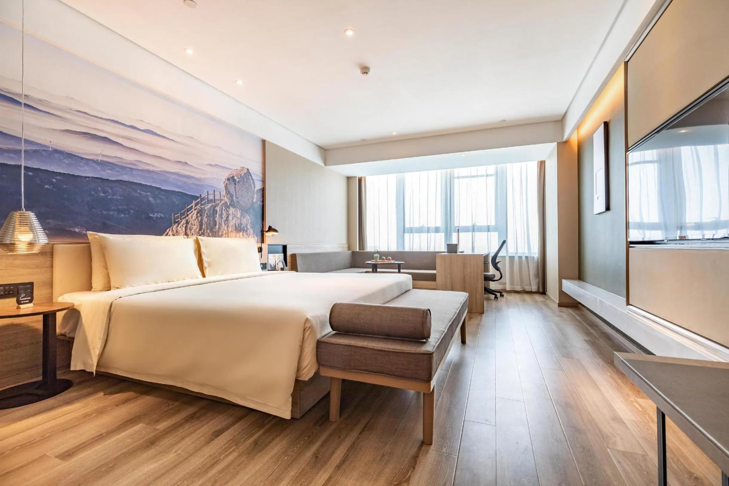 Bed in Atour Hotel Weifang Railway Station Youth Road