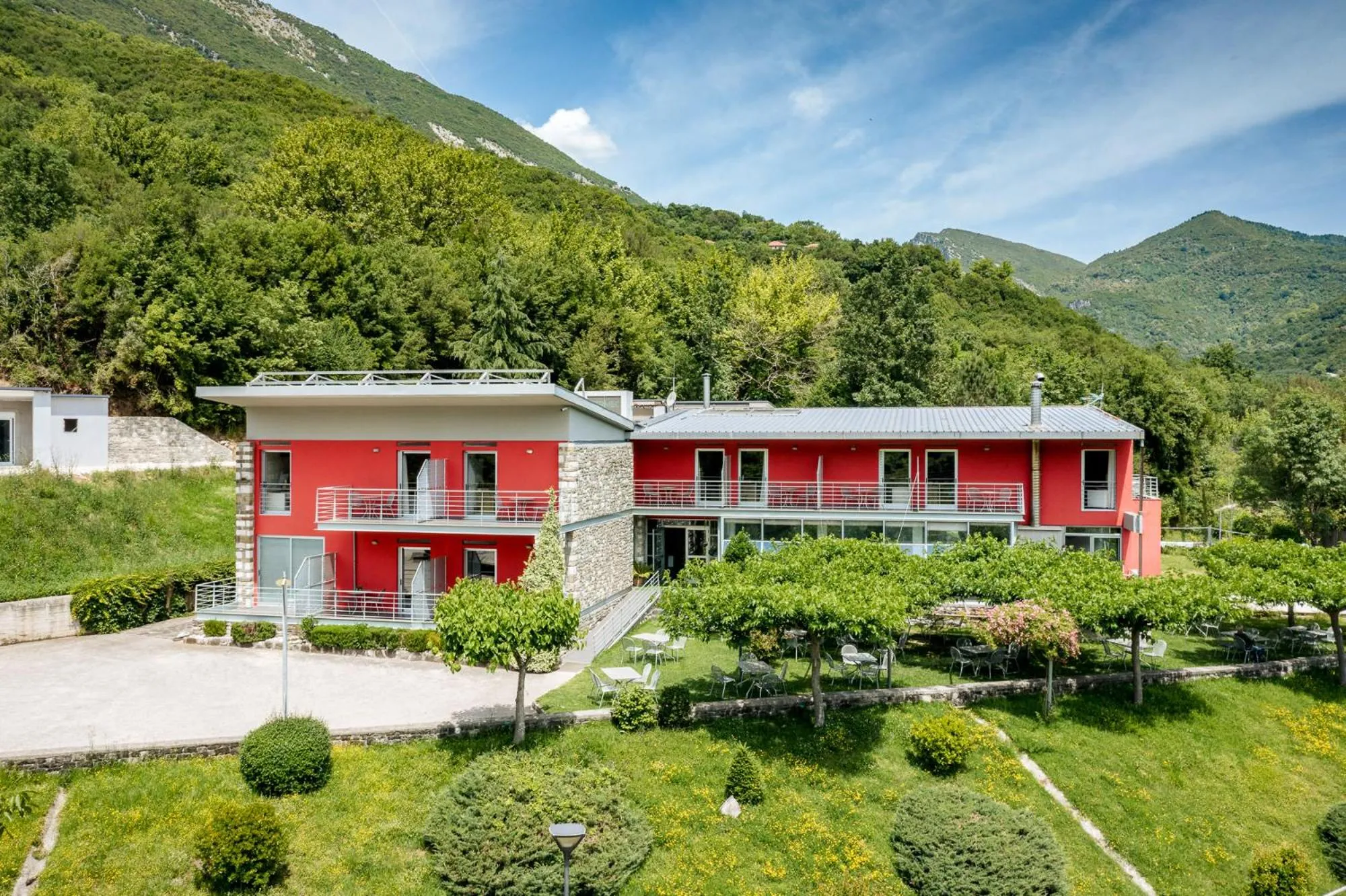 Property building in Gefiri Plakas Hotel, Tzoumerka