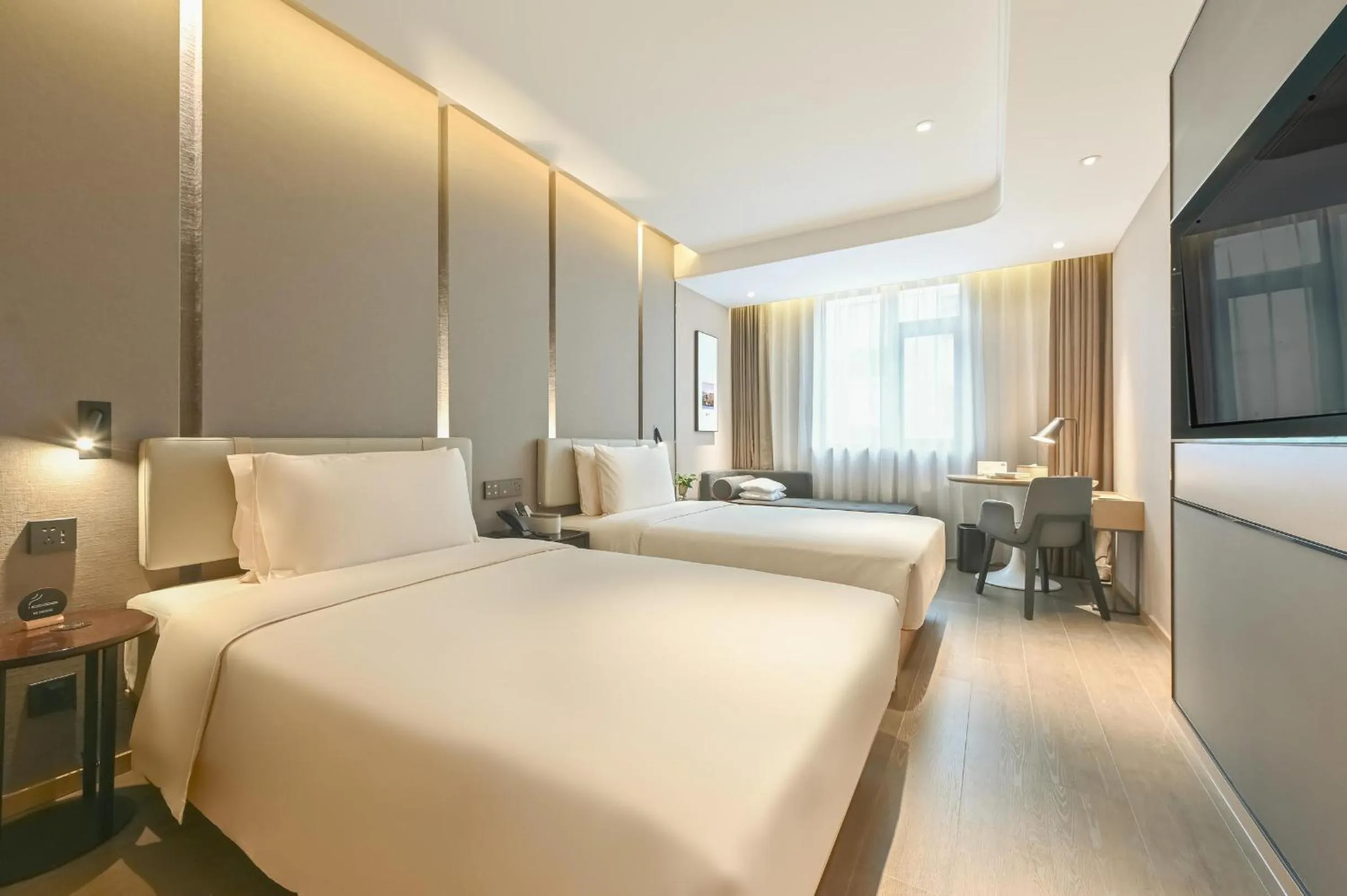 Bed in Atour Hotel Beijing Joy City Chaoyang Road