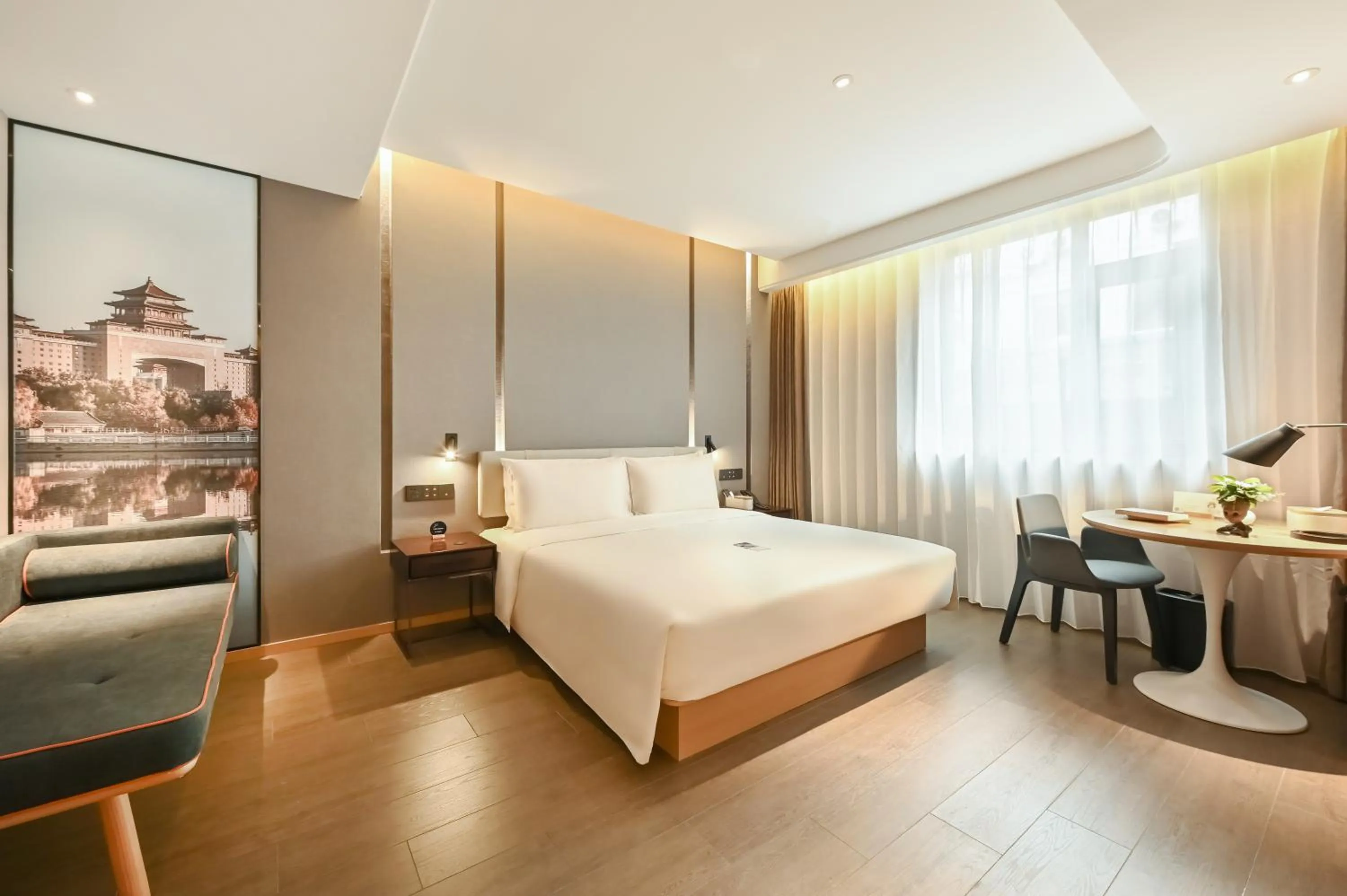 Bed in Atour Hotel Beijing Joy City Chaoyang Road
