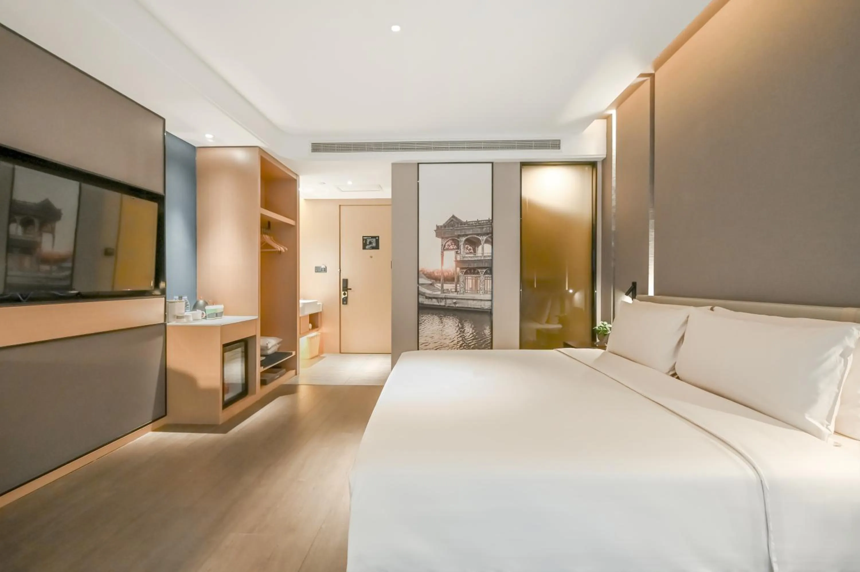 Bed in Atour Hotel Beijing Joy City Chaoyang Road