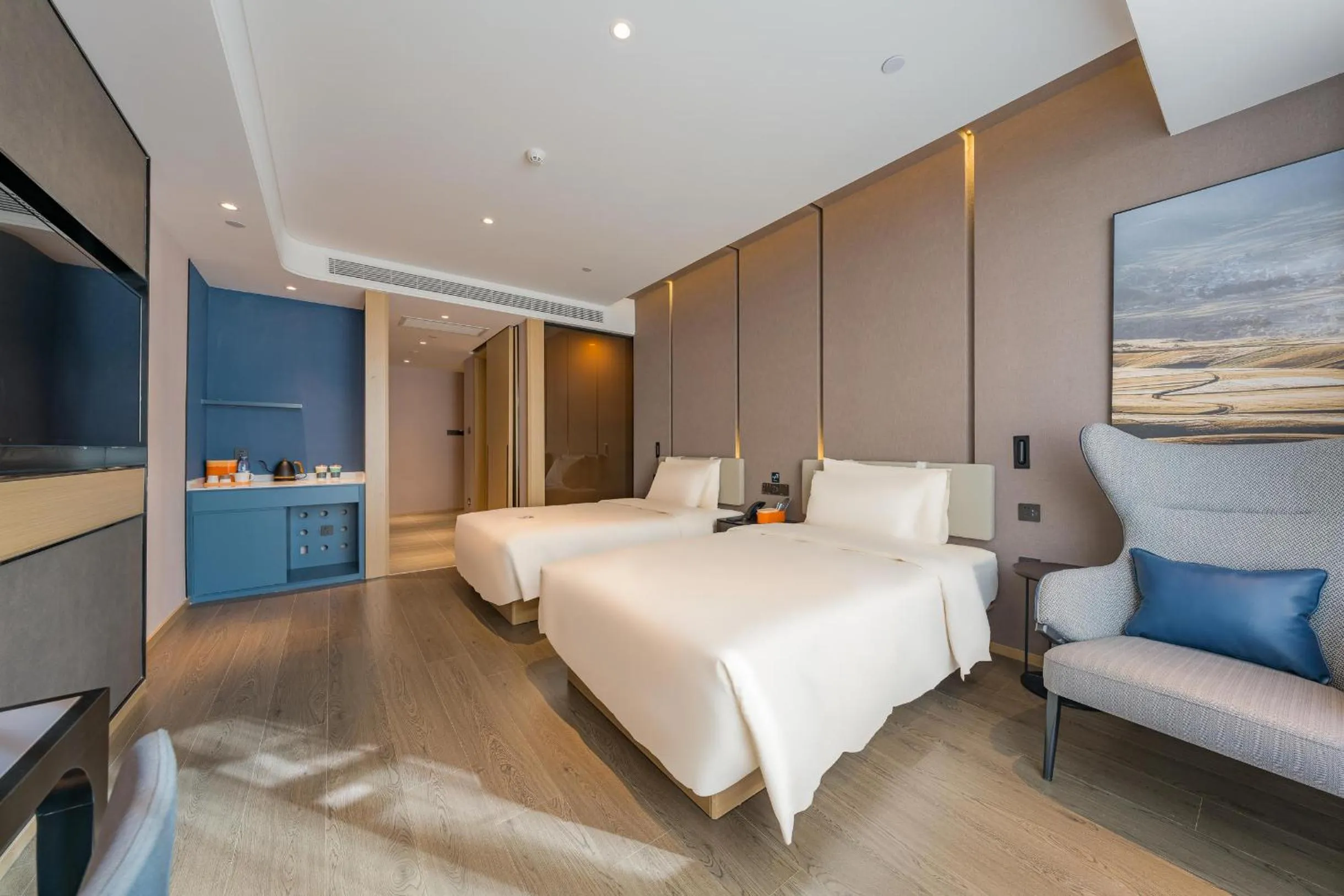 Bed in Atour Hotel Shijiazhuang South Construction Street