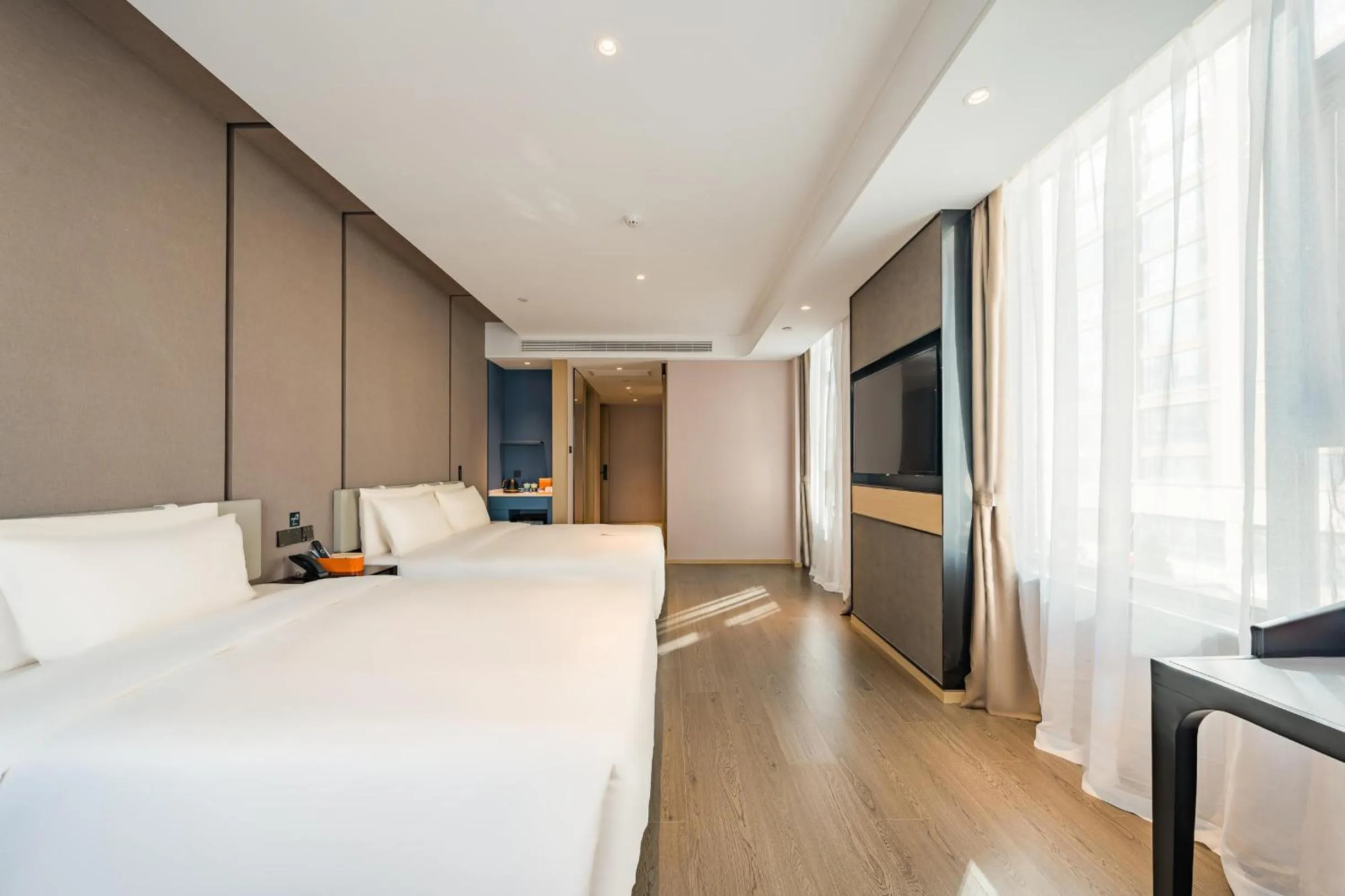 Bed in Atour Hotel Shijiazhuang South Construction Street