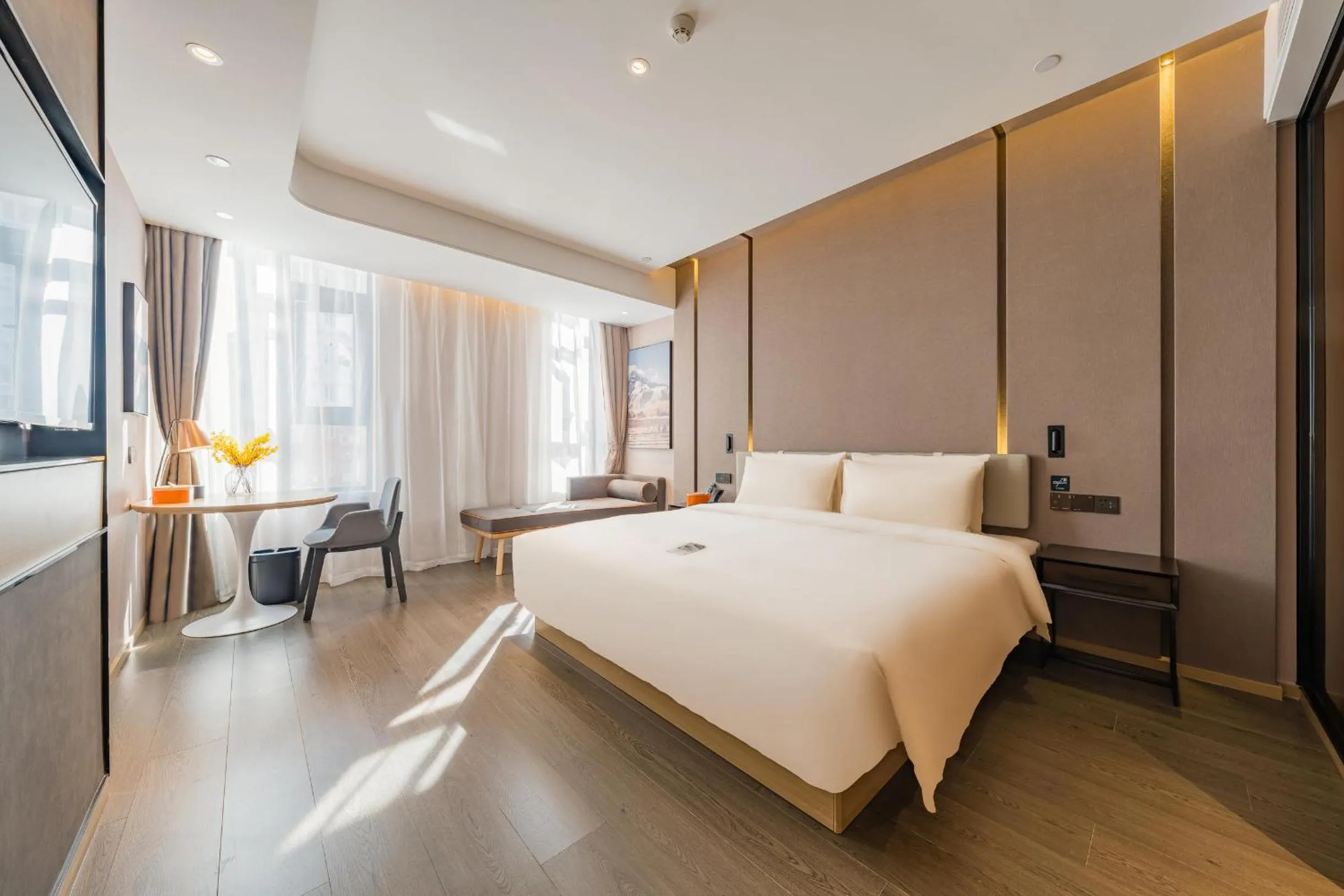 Bed in Atour Hotel Shijiazhuang South Construction Street