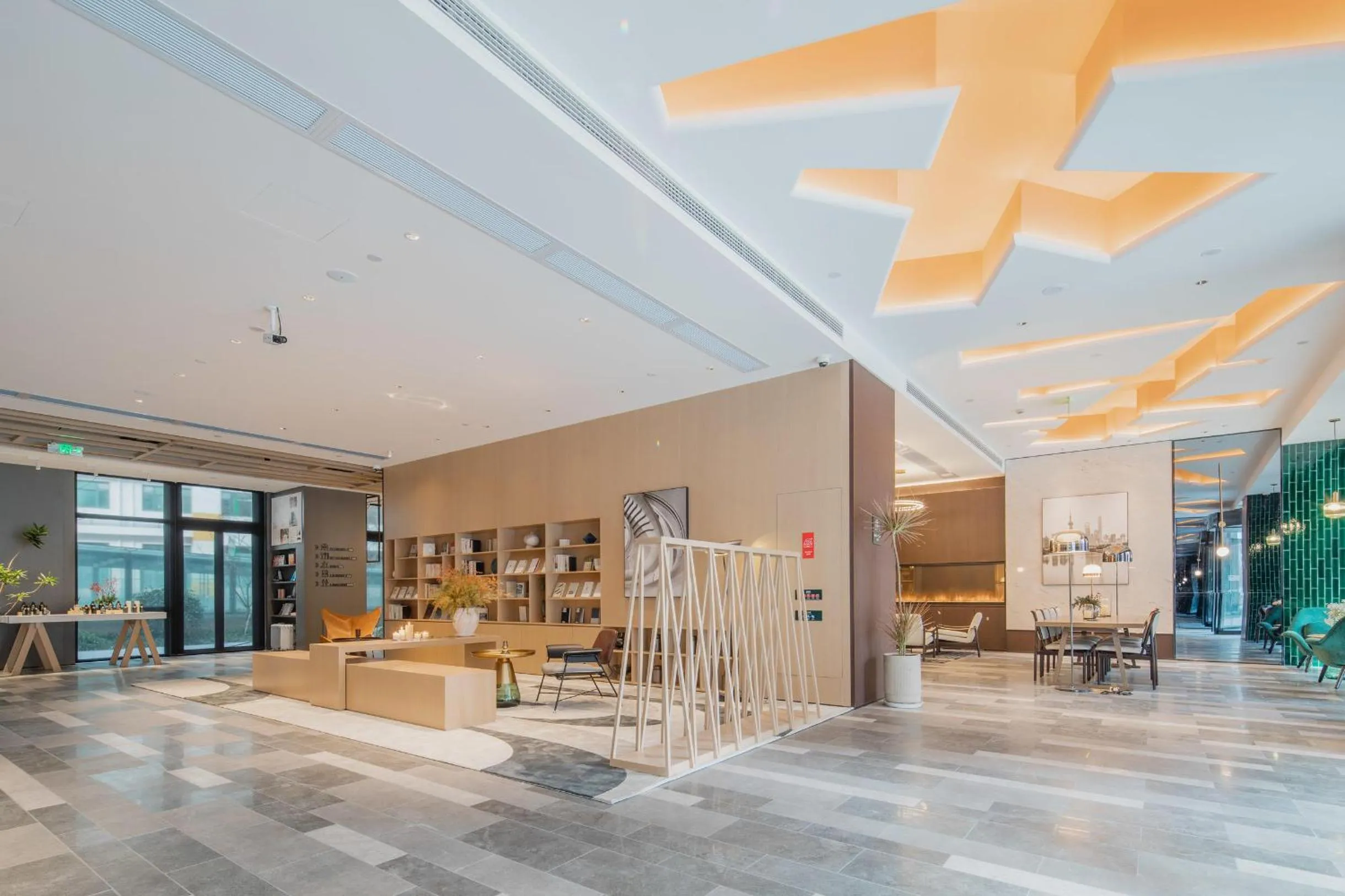 Living room in Atour Hotel Shanghai Pujiang