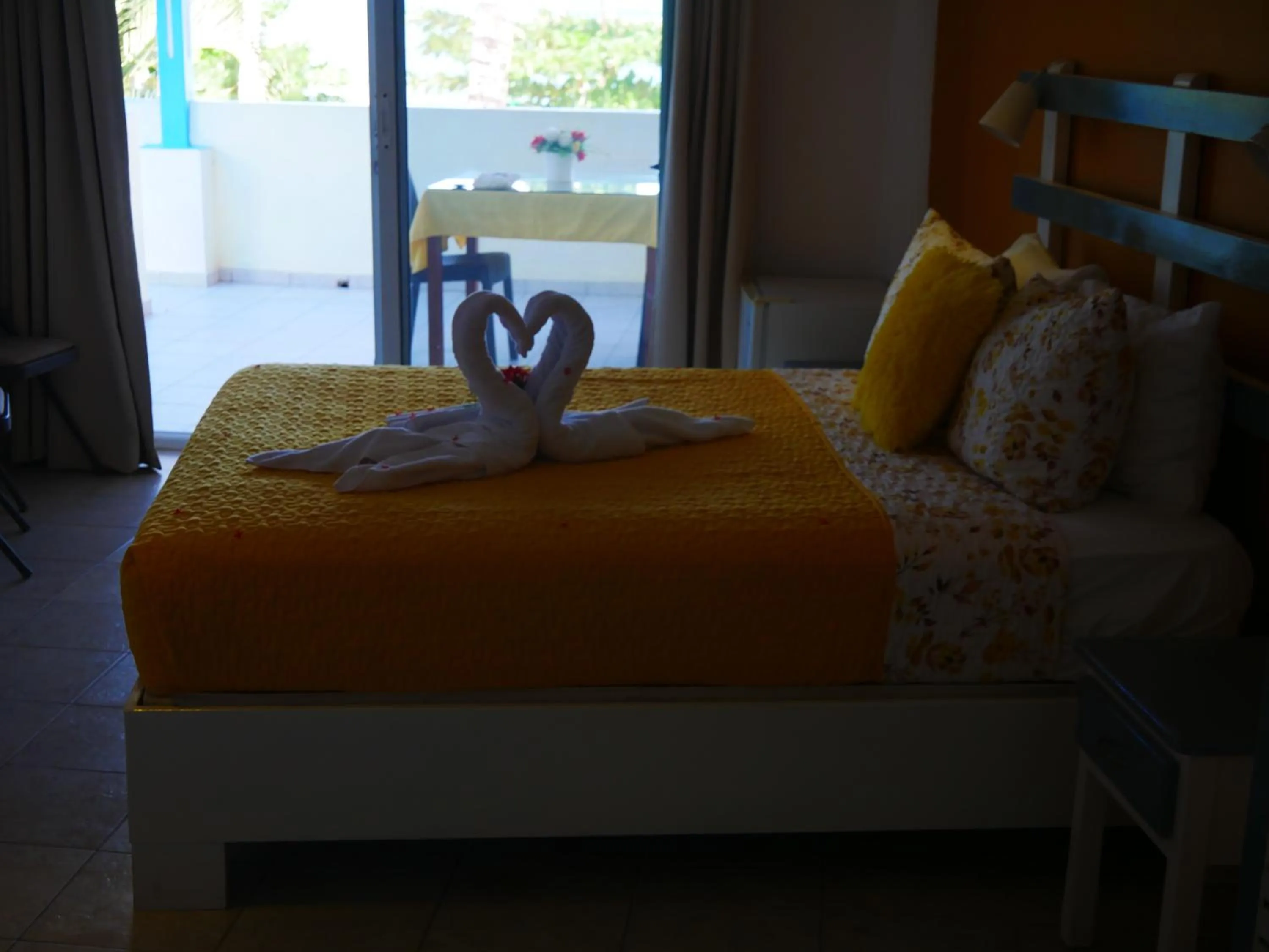 Bed in Costarena Beach Hotel
