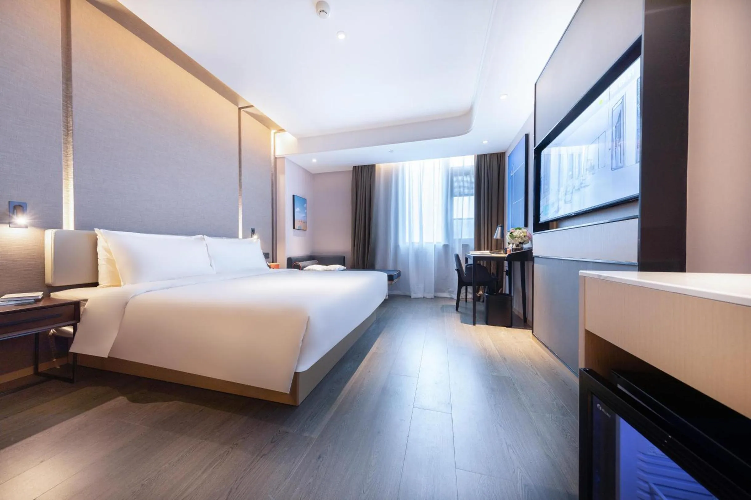 Bed in Atour Hotel Nanjing NUAA Ming Palace