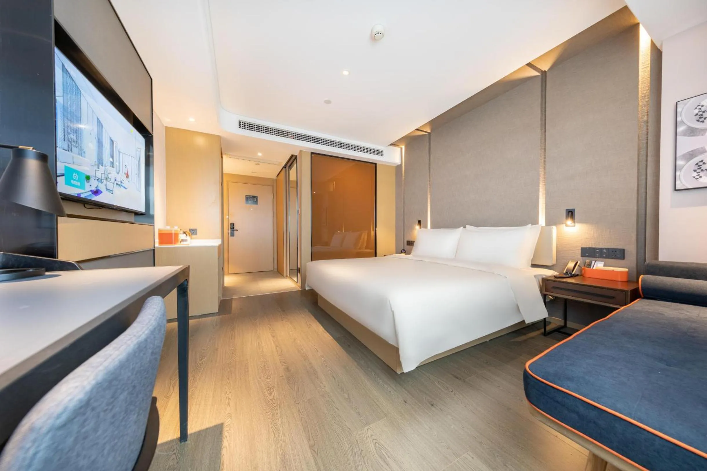 Bed in Atour Hotel Nanjing NUAA Ming Palace