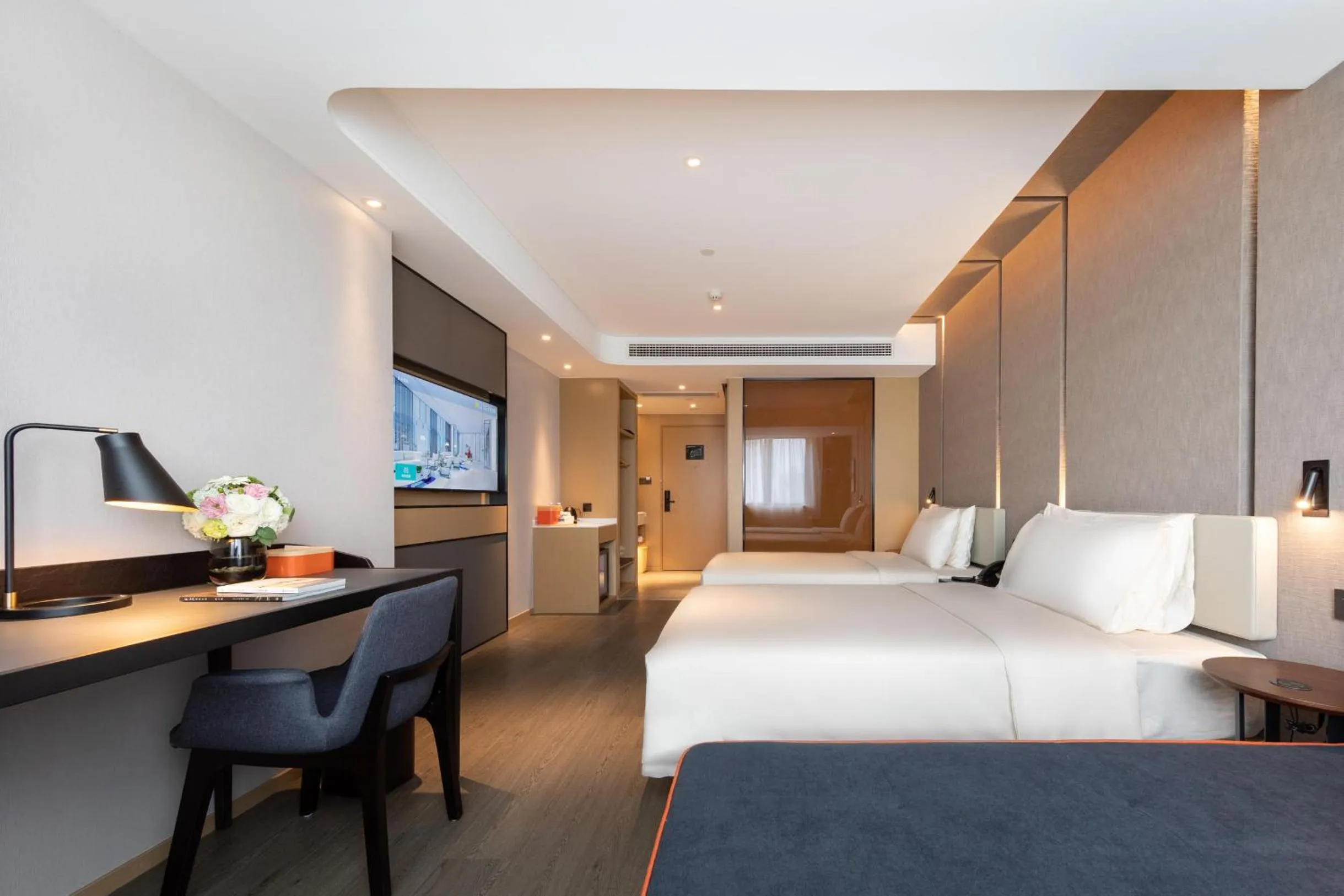 Bed in Atour Hotel Nanjing NUAA Ming Palace