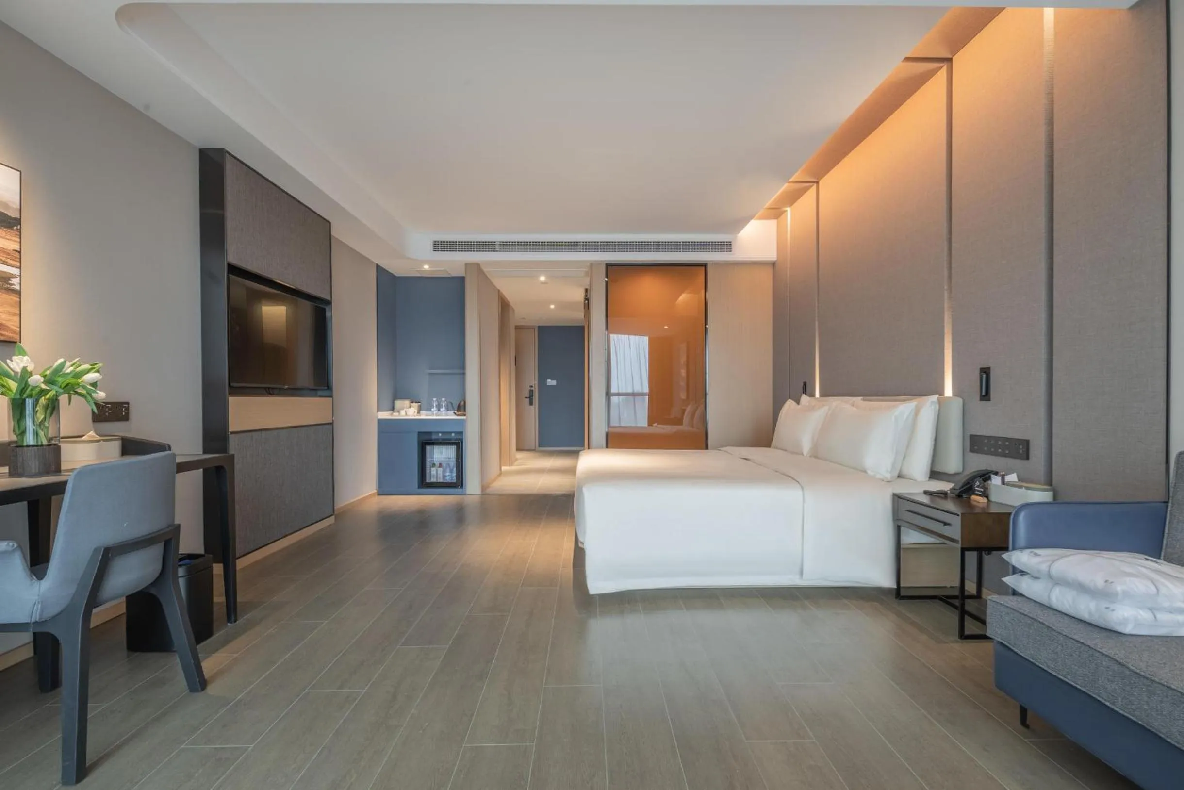 Bed in Atour Hotel Nanjing Jiangbei New District University of Technology