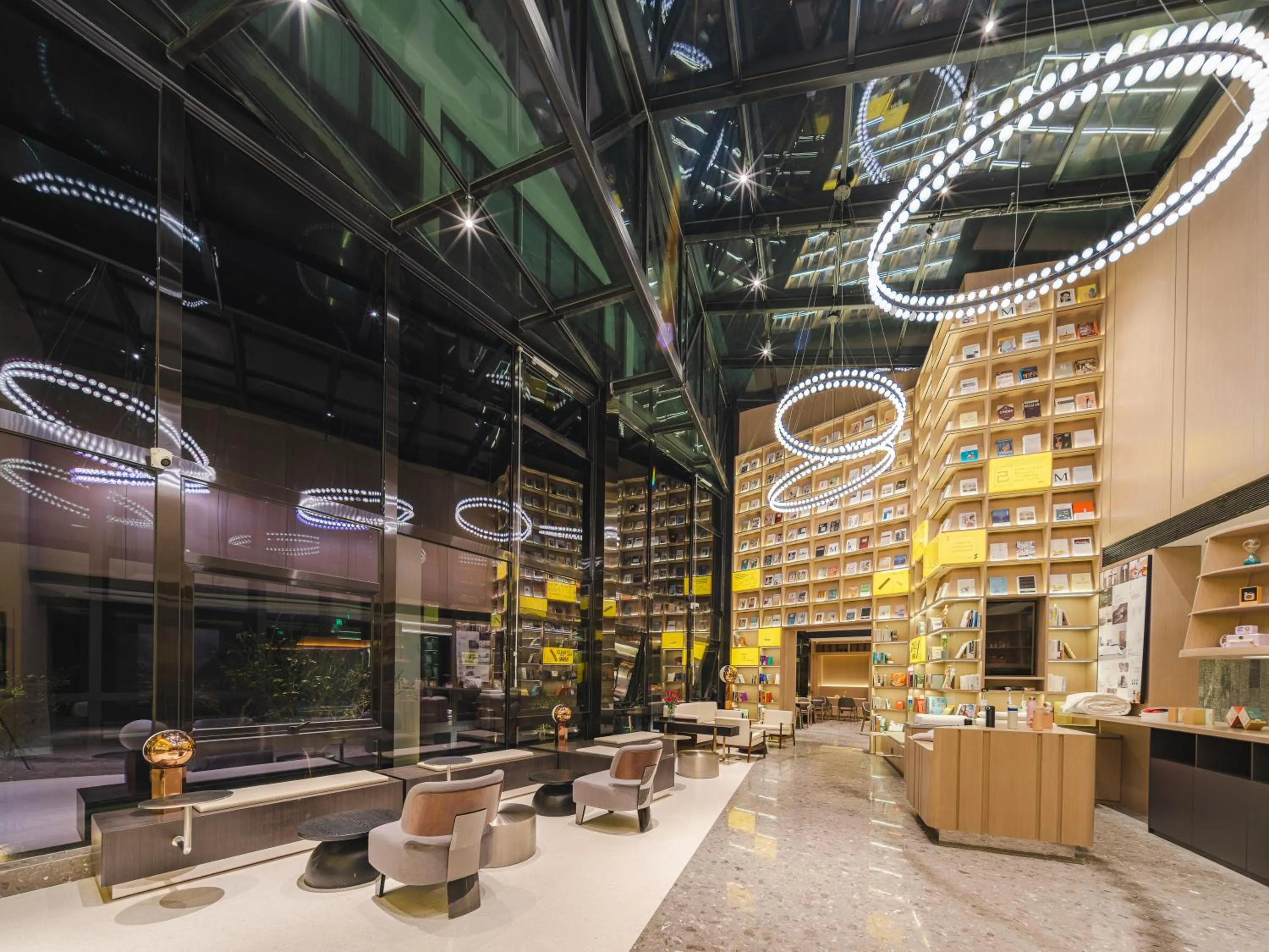 Lobby or reception in Atour S Hotel Wuxi Nanchang Street