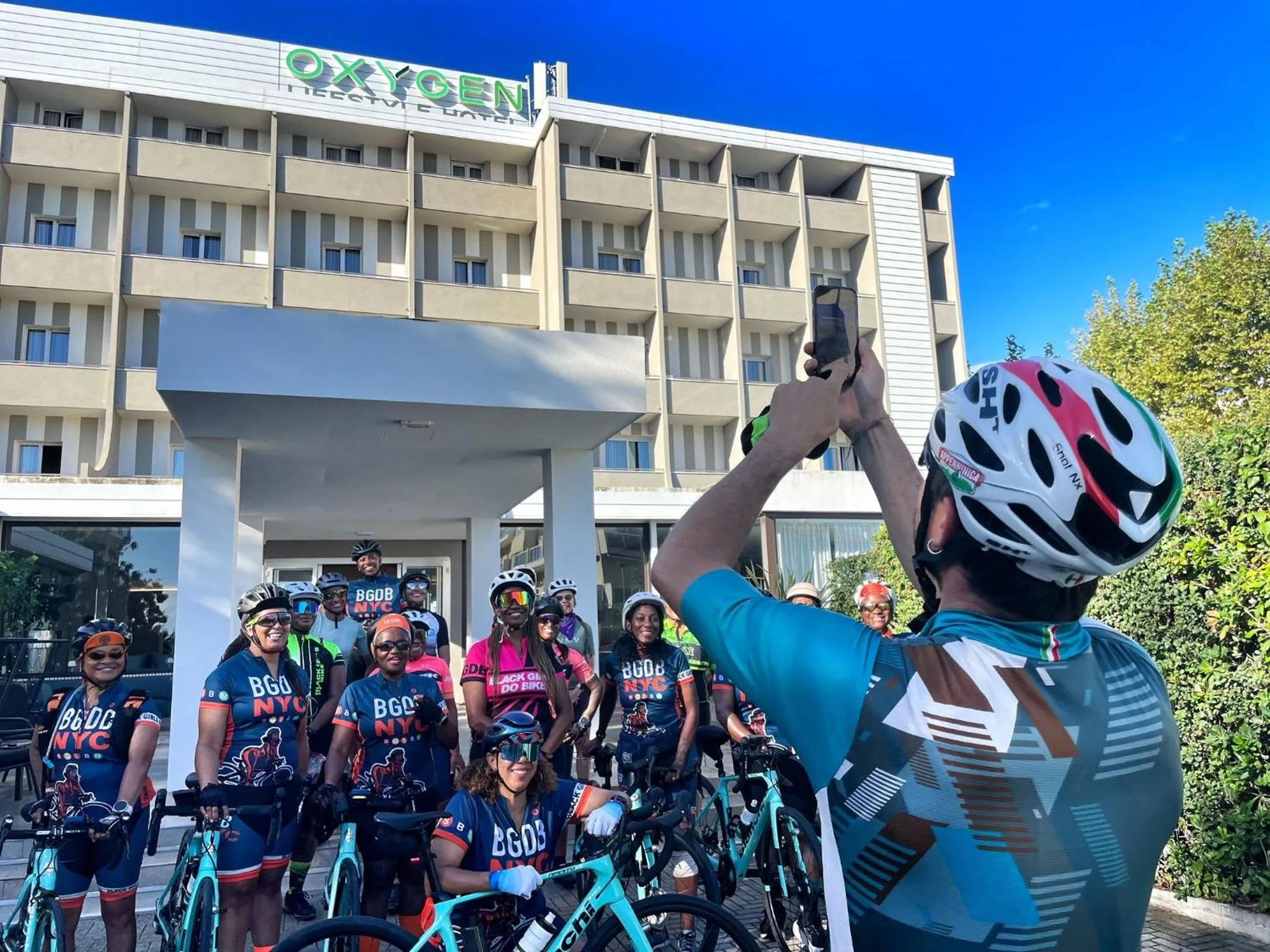 group of guests in Oxygen Lifestyle Hotel