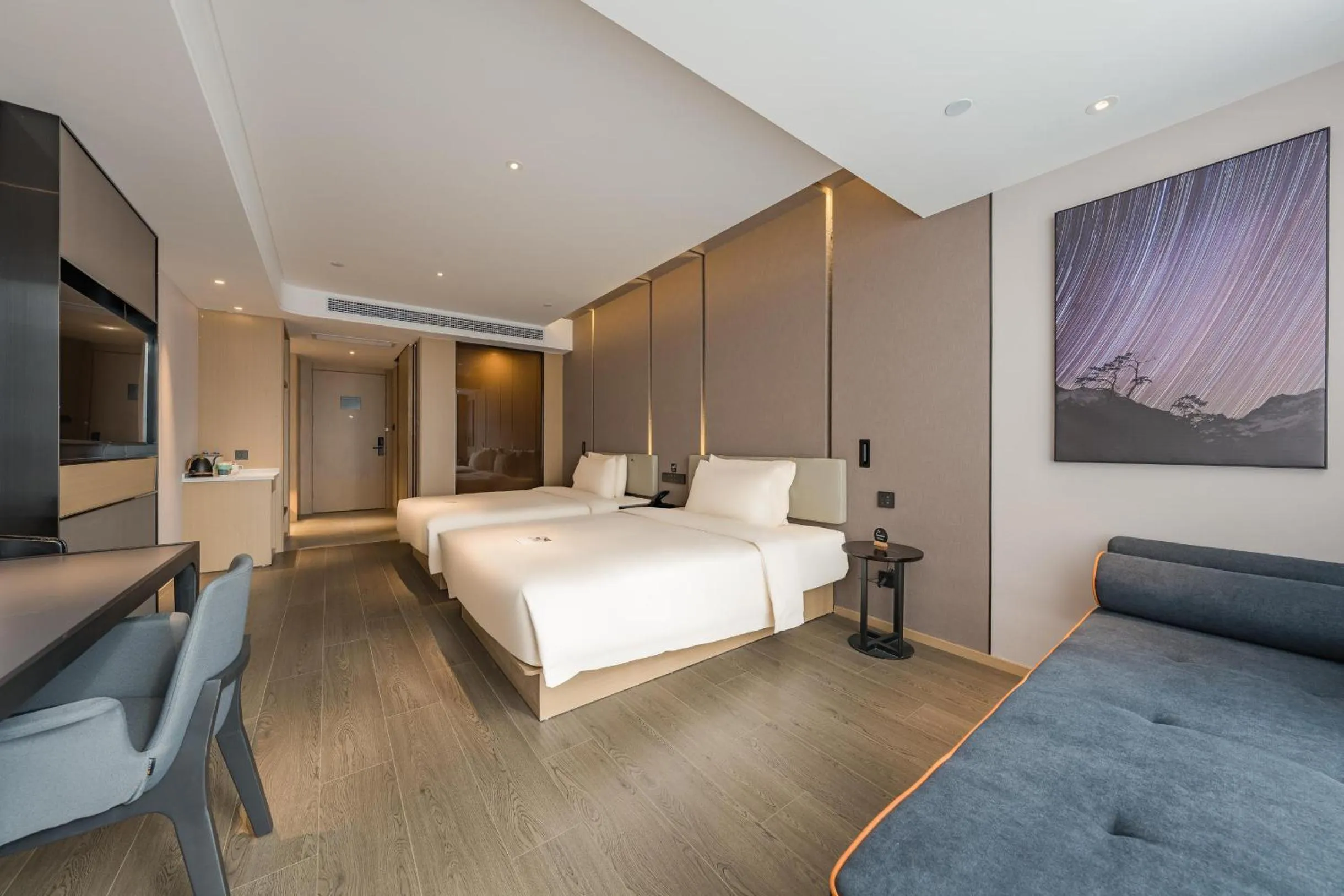 Bedroom, Bed in Atour Hotel Suzhou Wujiang Suzhou Bay