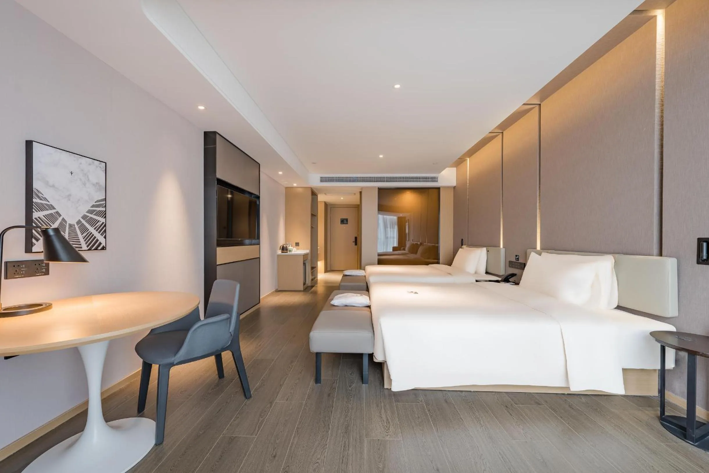 Bedroom, Bed in Atour Hotel Suzhou Wujiang Suzhou Bay