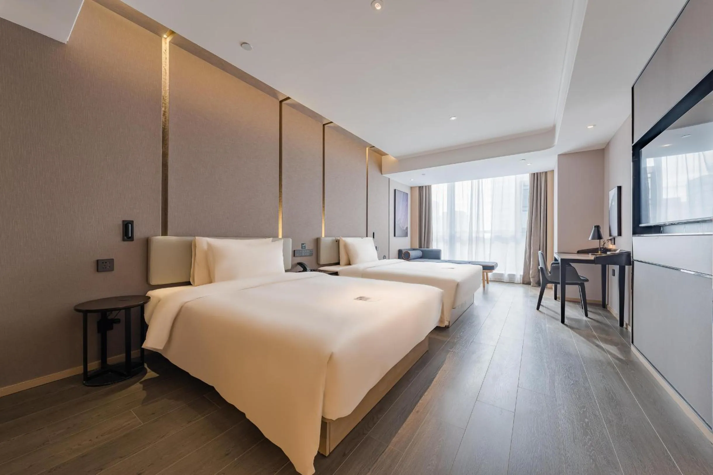 Bedroom, Bed in Atour Hotel Suzhou Wujiang Suzhou Bay