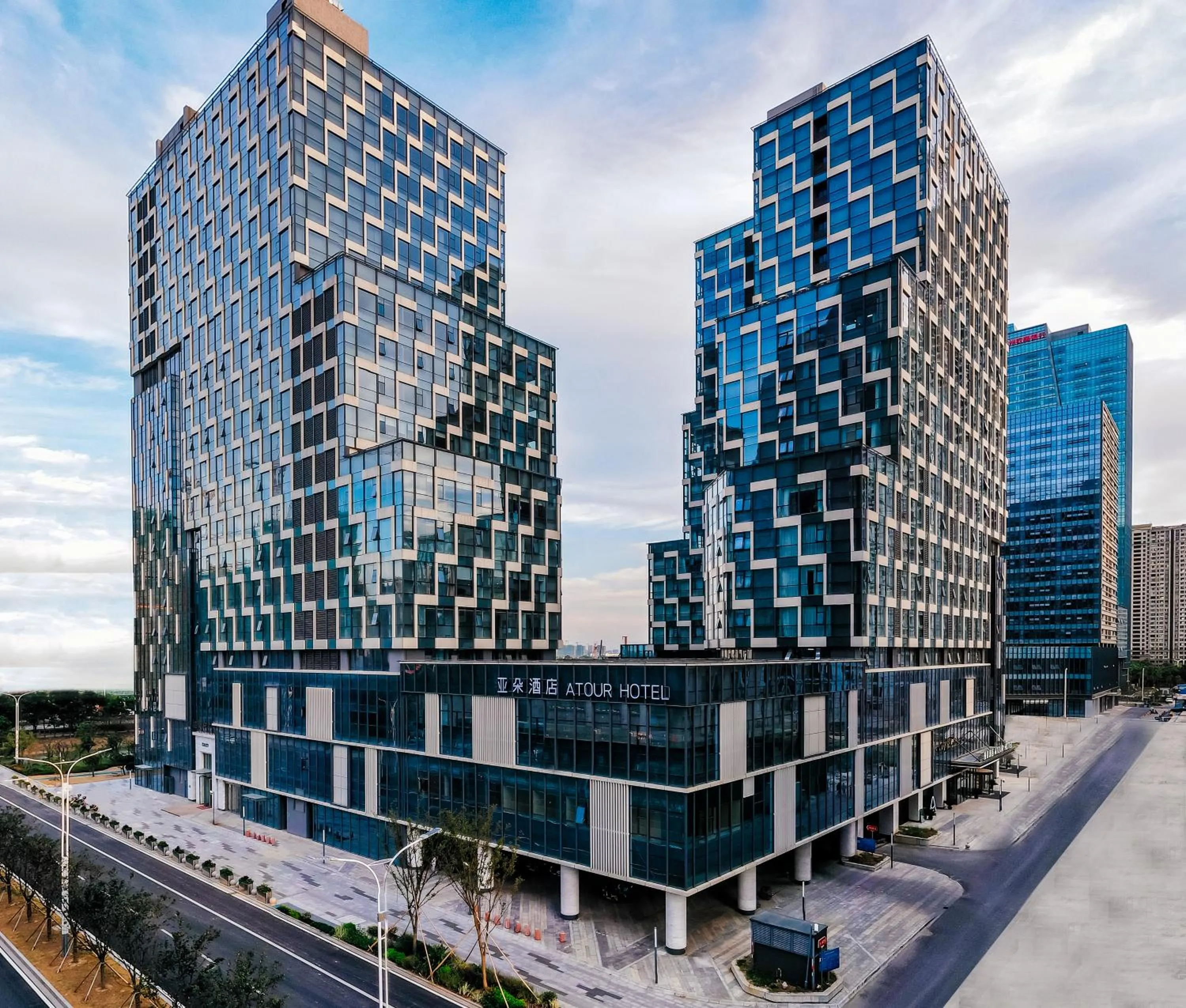 Property building in Atour Hotel Suzhou Wujiang Suzhou Bay