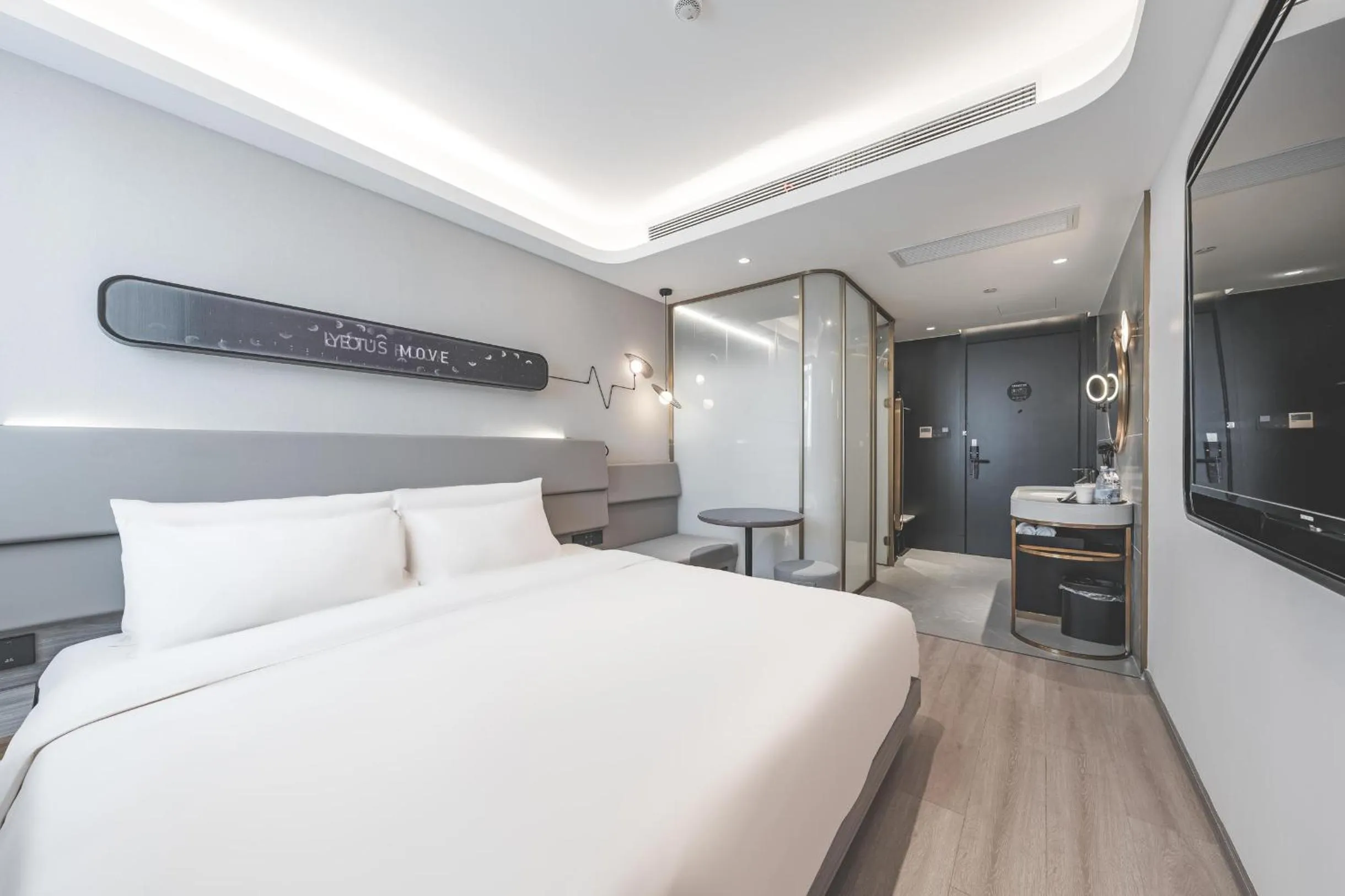 Bed in Atour Light Hotel Nantong Drum Plaza South Street