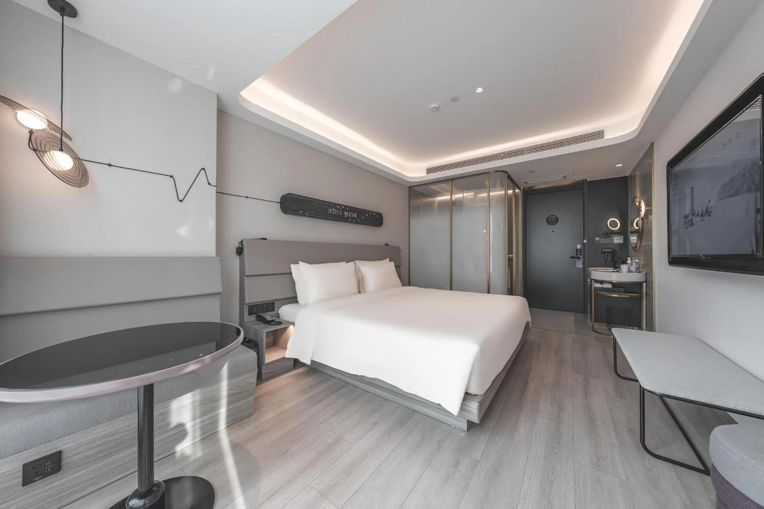 Bed in Atour Light Hotel Nantong Drum Plaza South Street