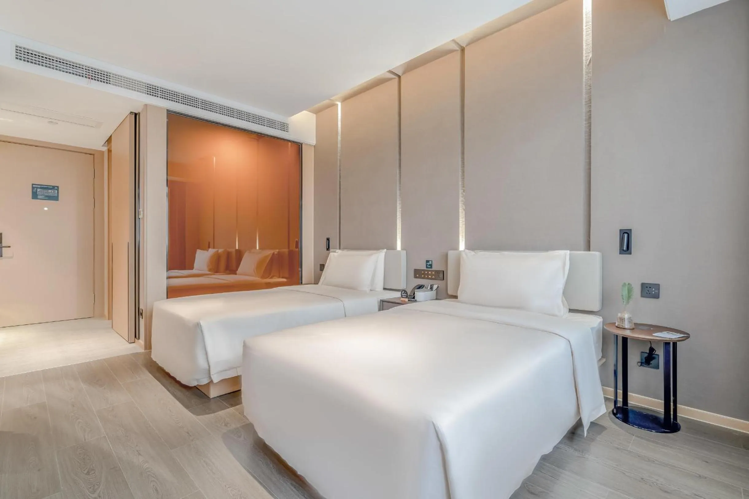 Bed in Atour Hotel Taizhou Maoye World