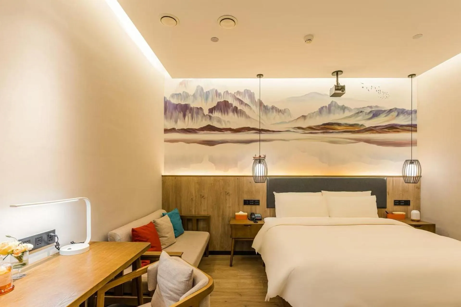 Bed in Atour X Hotel Hangzhou West Lake Ding an Road