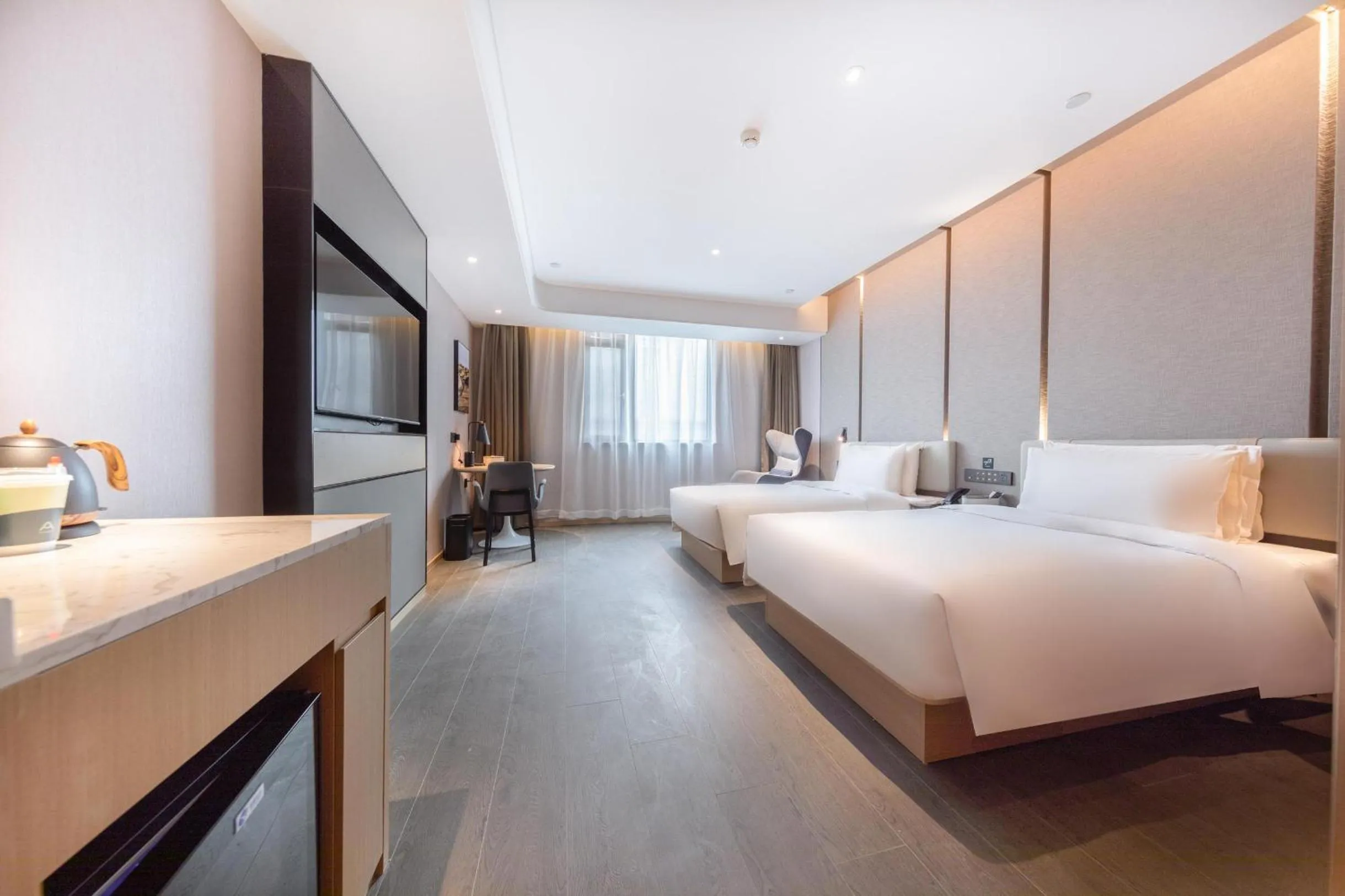 Bed in Atour Hotel Anqing Wuyue Plaza