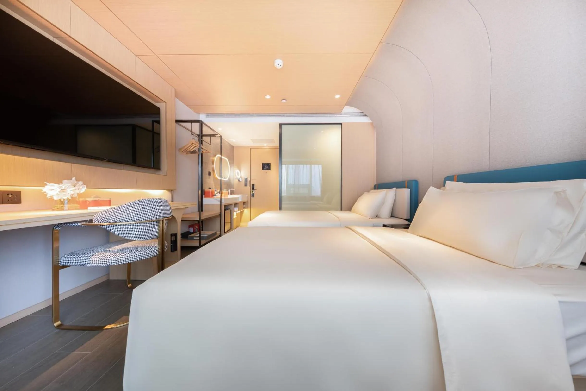 Bed in Atour X Hotel Jinan Quancheng Plaza