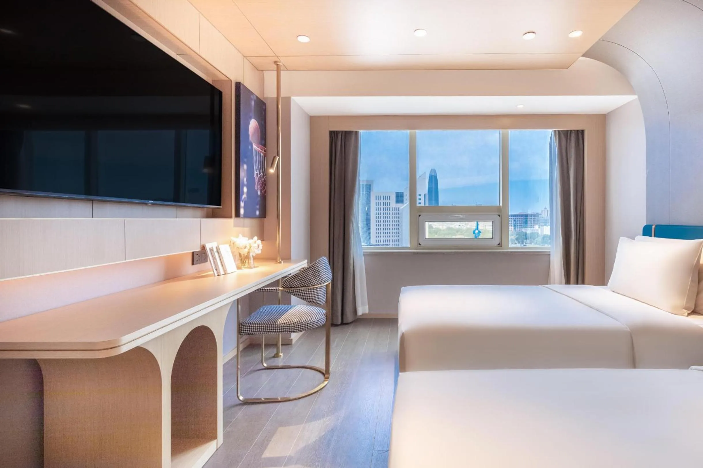 Bed in Atour X Hotel Jinan Quancheng Plaza