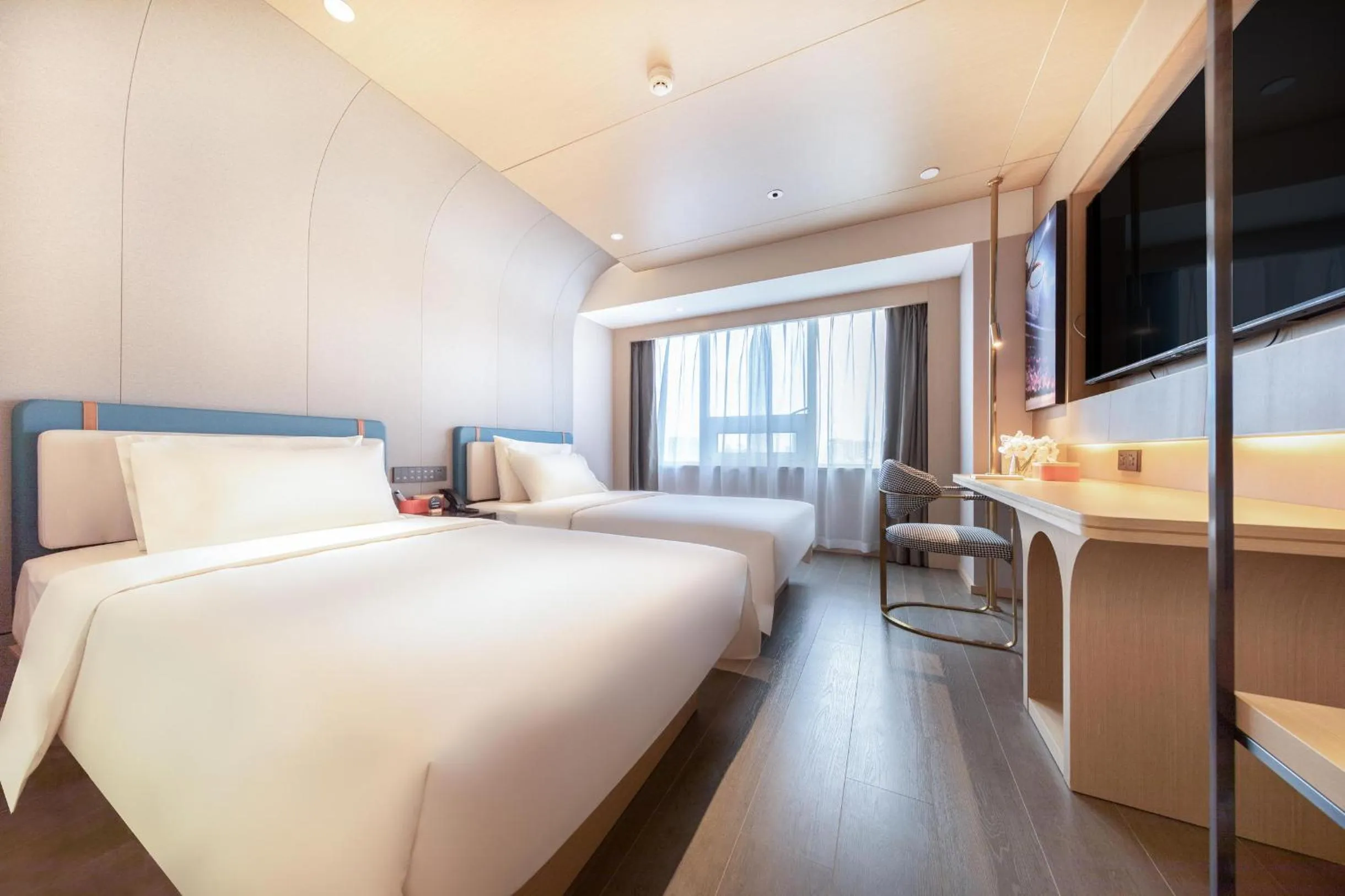 Bed in Atour X Hotel Jinan Quancheng Plaza