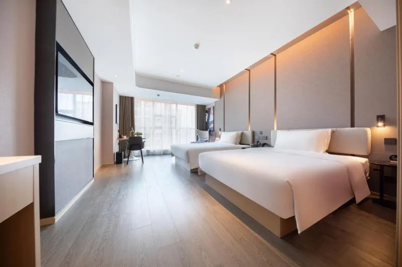 Bedroom, Bed in Atour Hotel Wuhan International Expo Center
